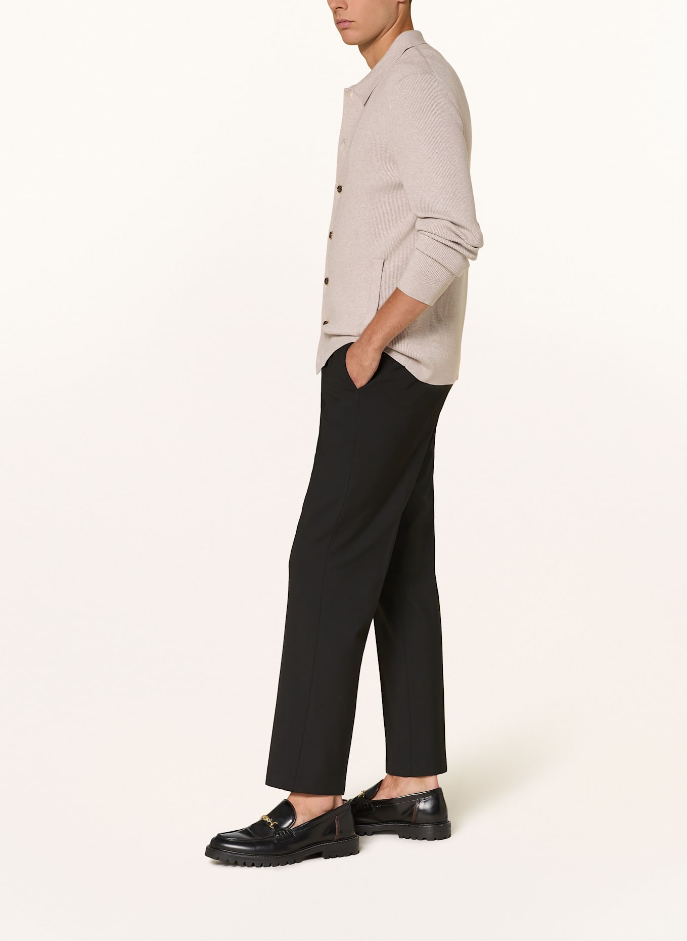 CINQUE Chino CISILVIO Regular Fit: SCHWARZ