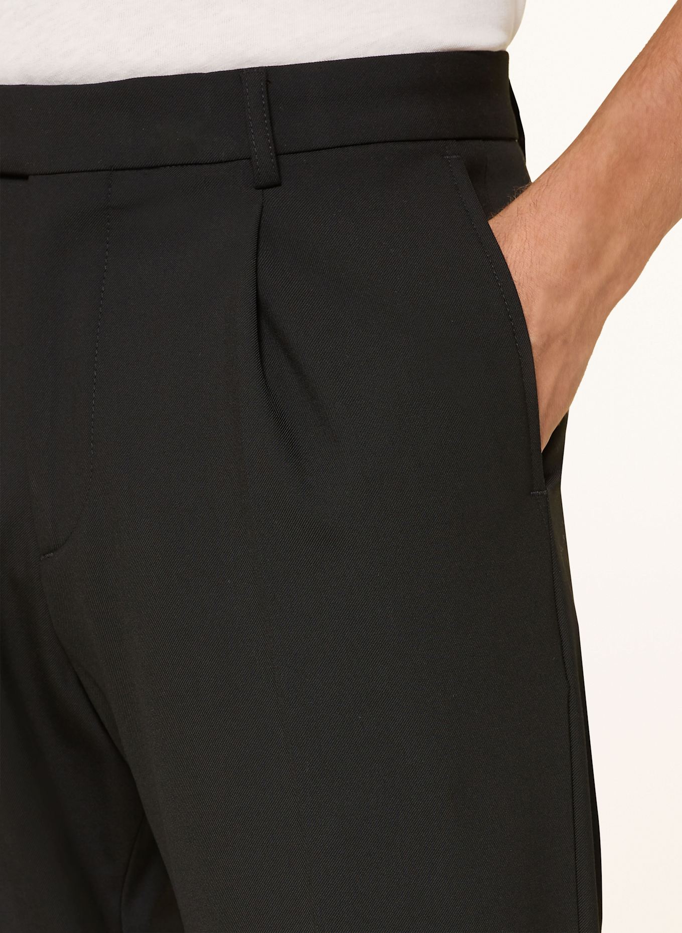 CINQUE Chino CISILVIO Regular Fit: SCHWARZ