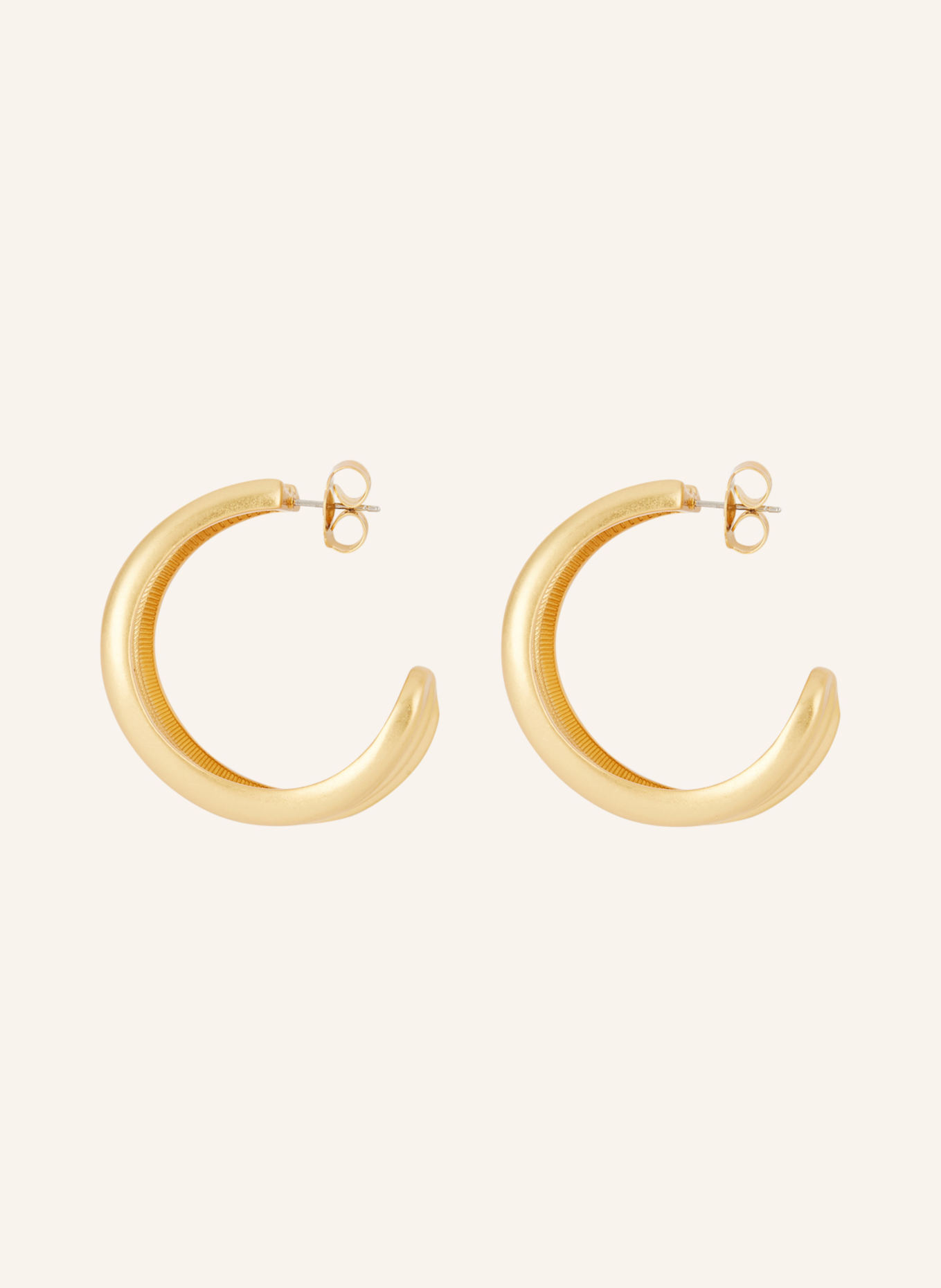 REISS Creole earrings: GOLD
