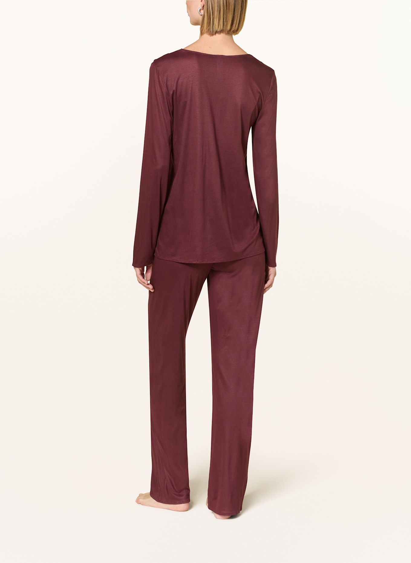 HANRO Schlafanzug LILITH: BRAUN