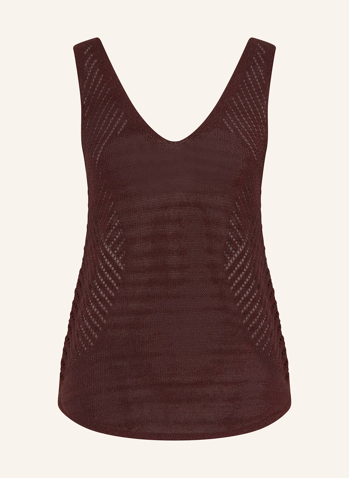 REISS Stricktop HELENA: DUNKELBRAUN
