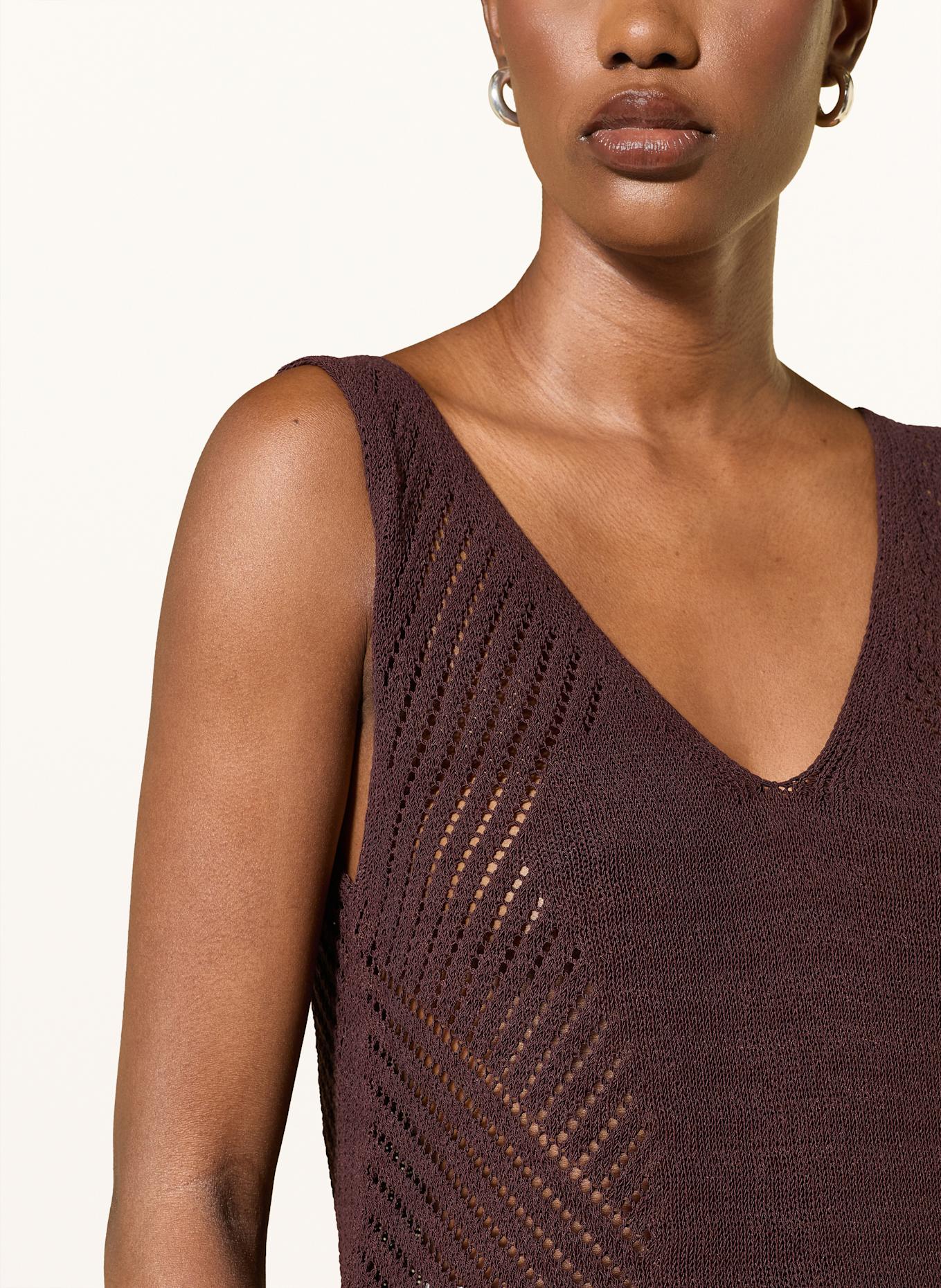 REISS Stricktop HELENA: DUNKELBRAUN