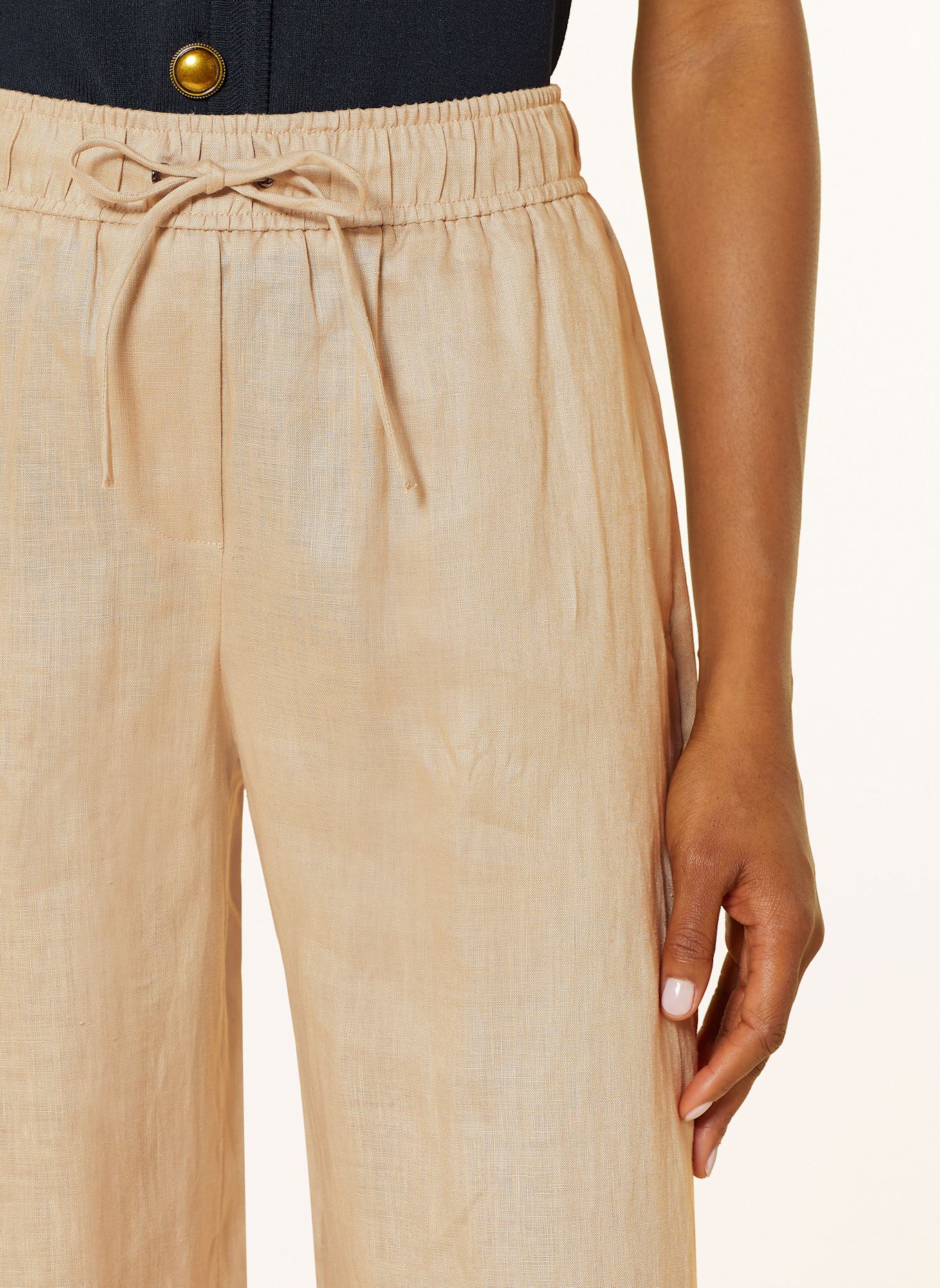 REISS Leinenhose WILLOW: BEIGE