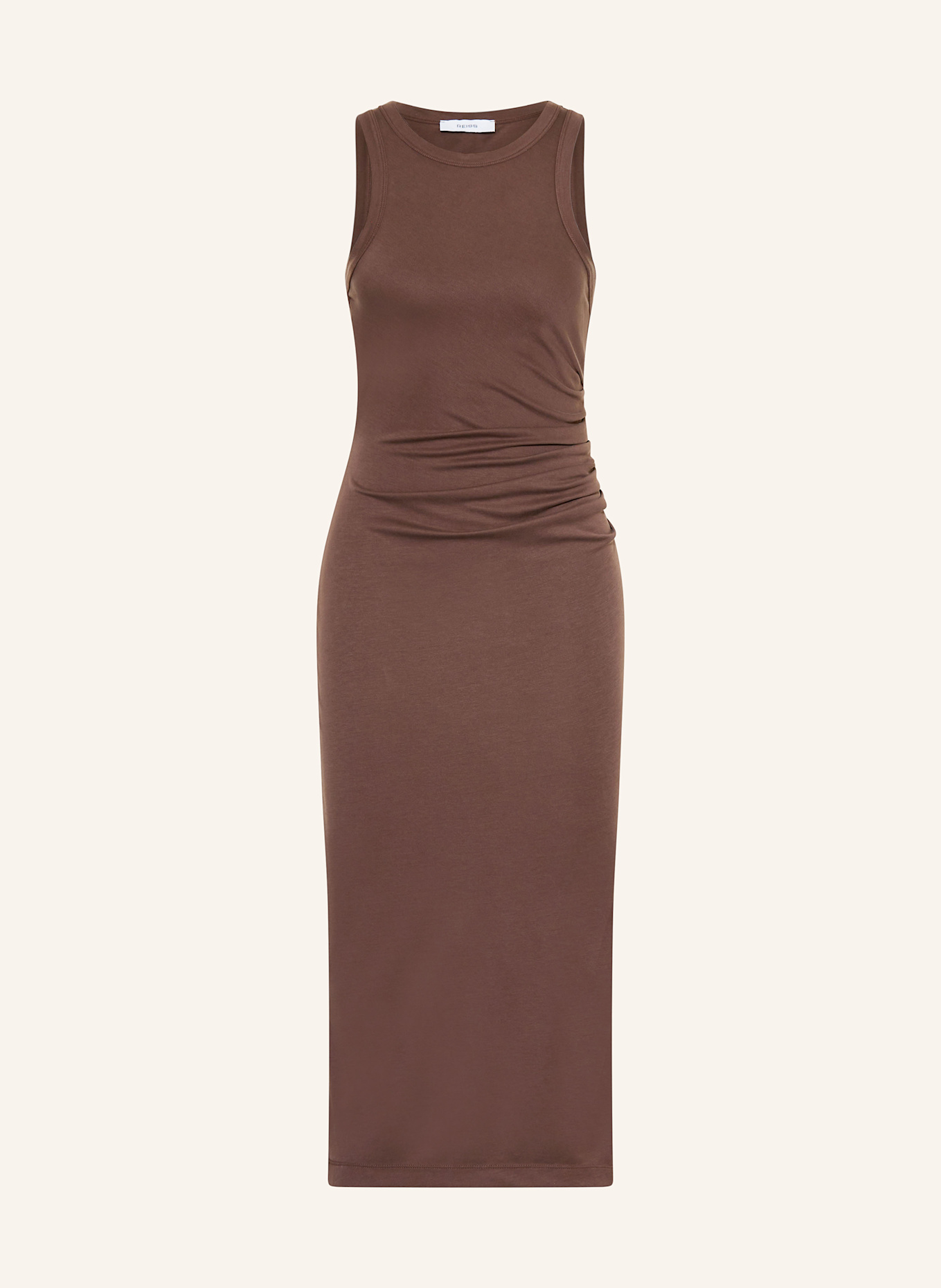 REISS Jerseykleid LOLA: DUNKELBRAUN