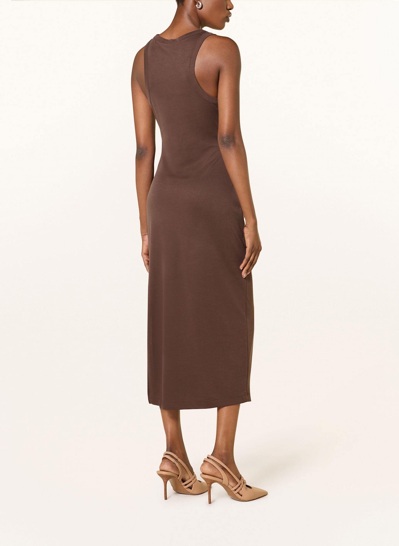 REISS Jerseykleid LOLA: DUNKELBRAUN