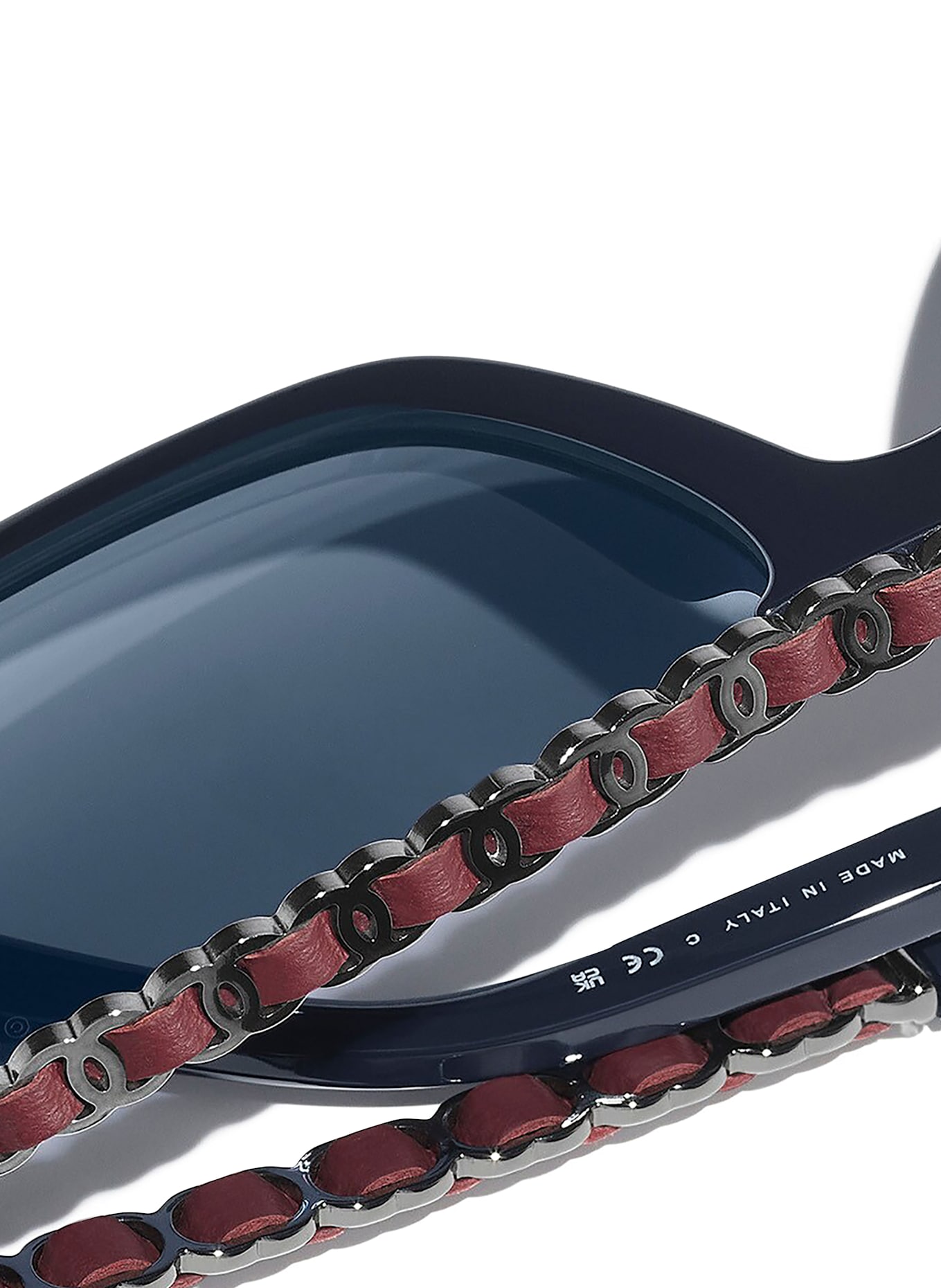 CHANEL Rechteckige Sonnenbrile: 1462S2  - BLAU/ BLAU VERLAUF