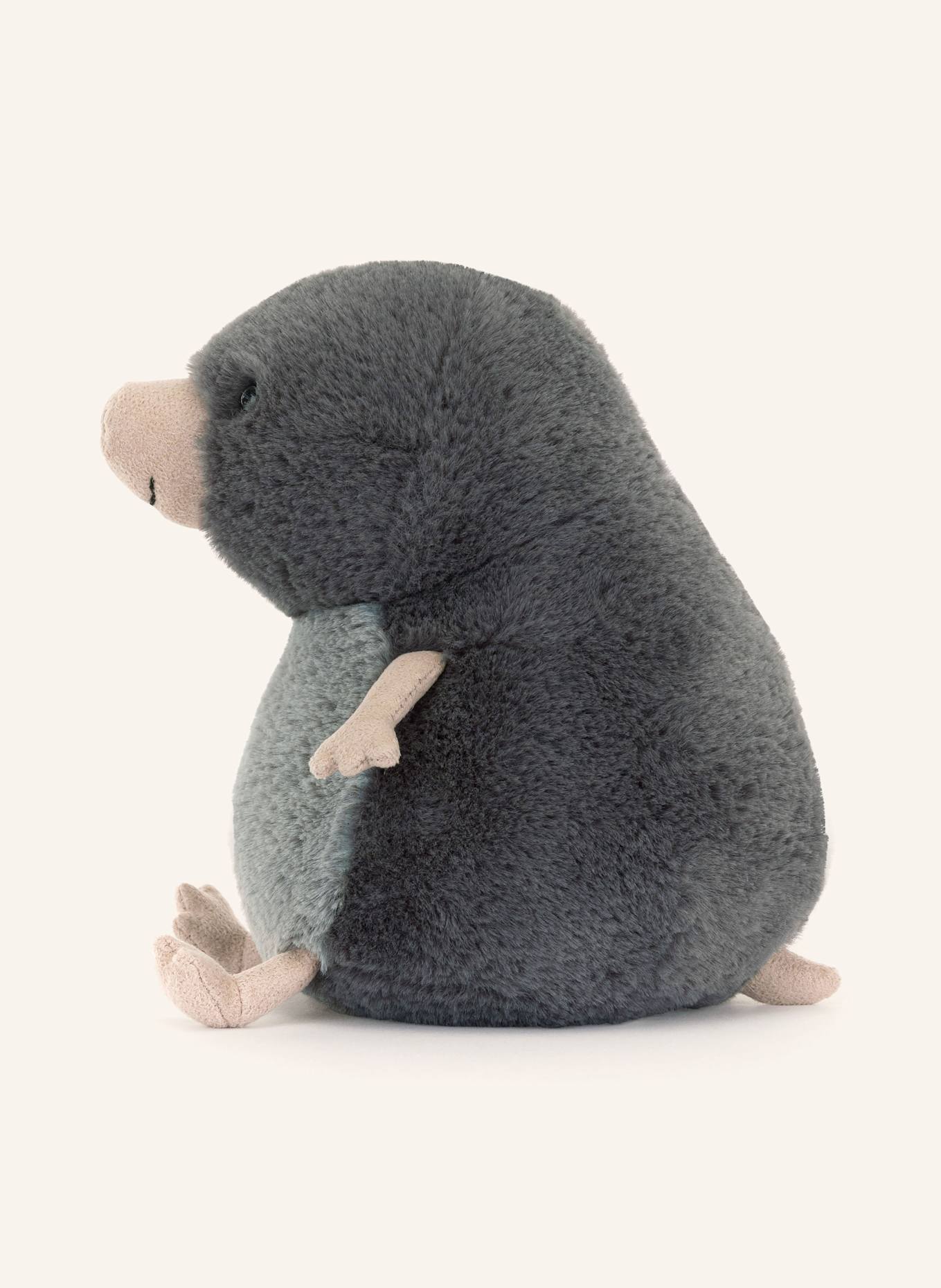 Jellycat Maulwurf-Kuscheltier MUSWELL MOLE: DUNKELGRAU / GRAU