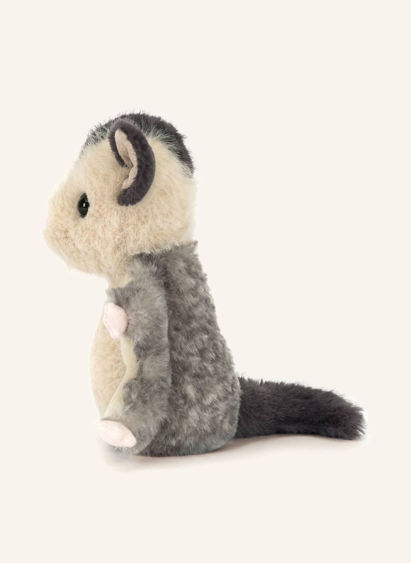 Jellycat LOLLY SUGAR GLIDER sliding cuddly toy: DARK GRAY / CREAM