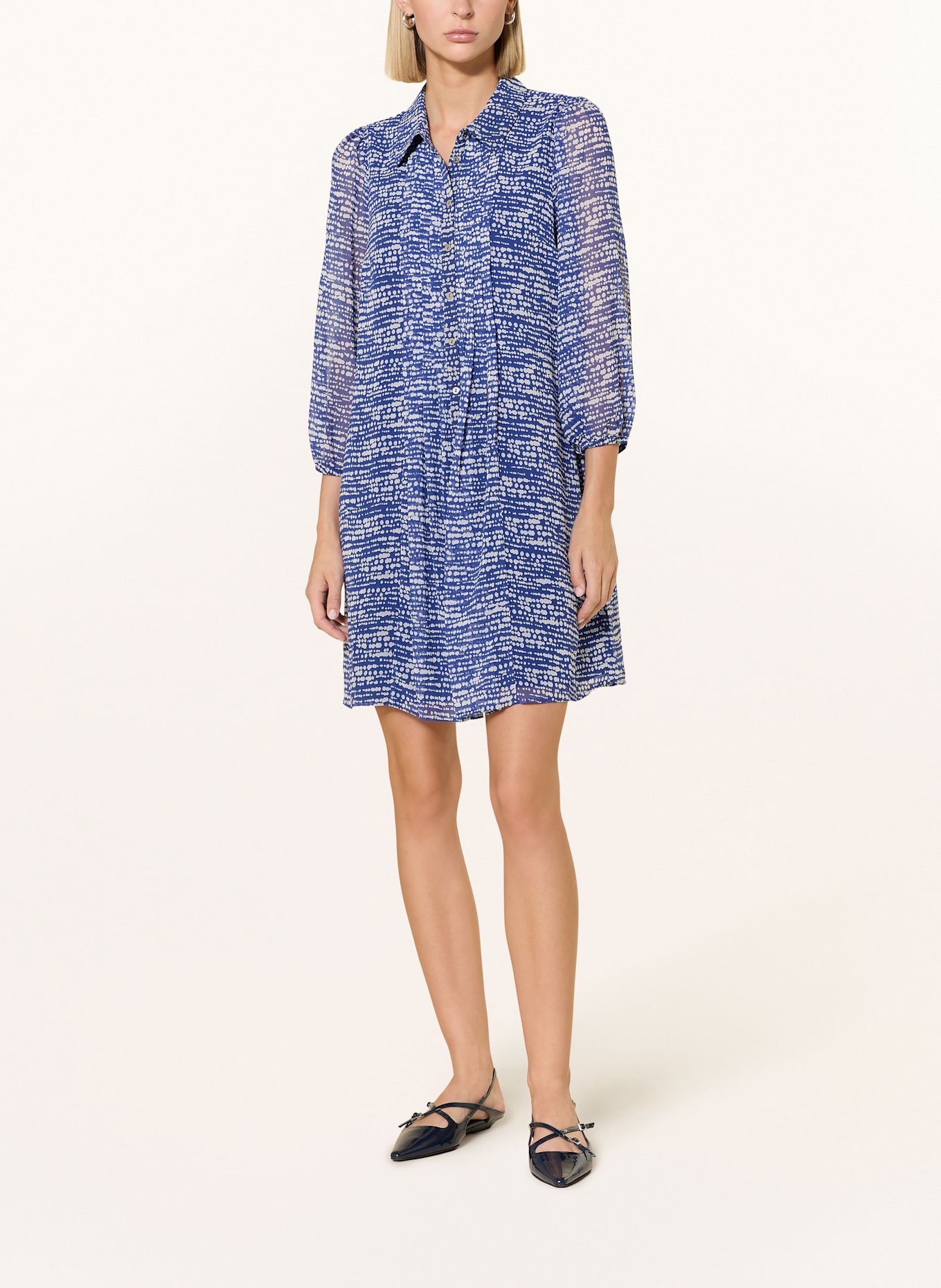 Phase Eight Hemdblusenkleid DARLEY: DUNKELBLAU / ECRU