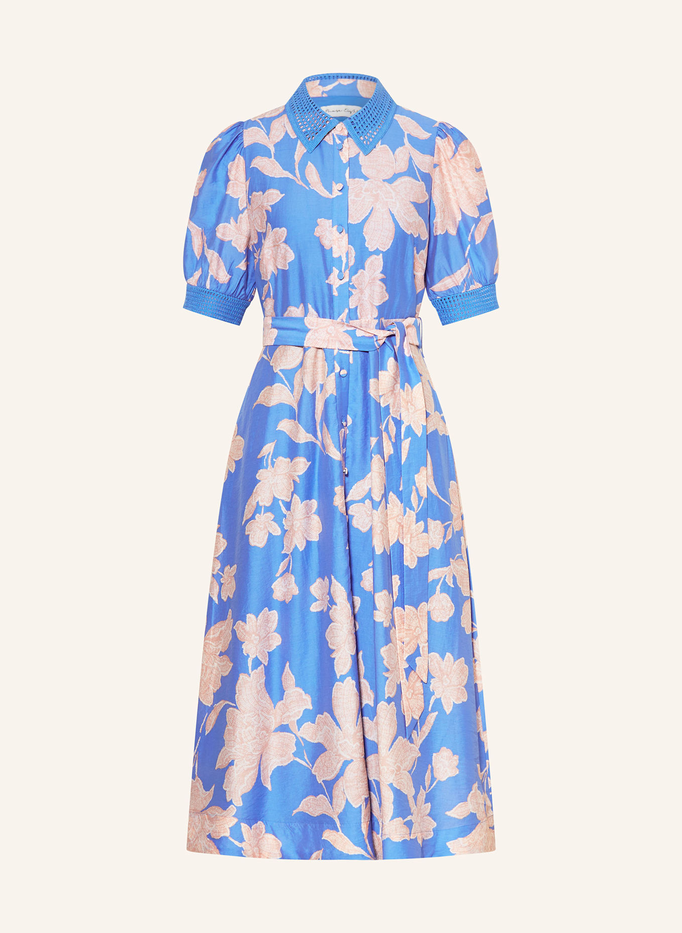 Phase Eight Hemdblusenkleid DELPHINE: BLAU / ROSÉ