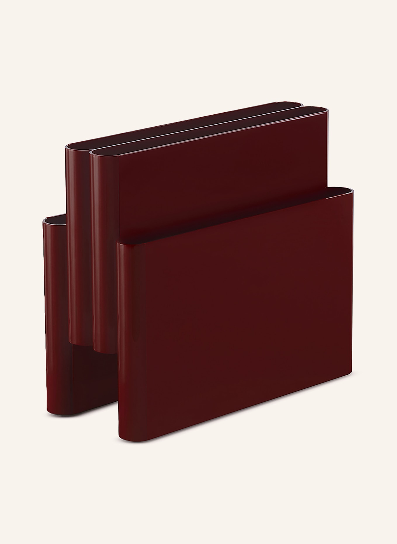Kartell Porte-revues PORTARIVISTE: ROUGE FONCÉ