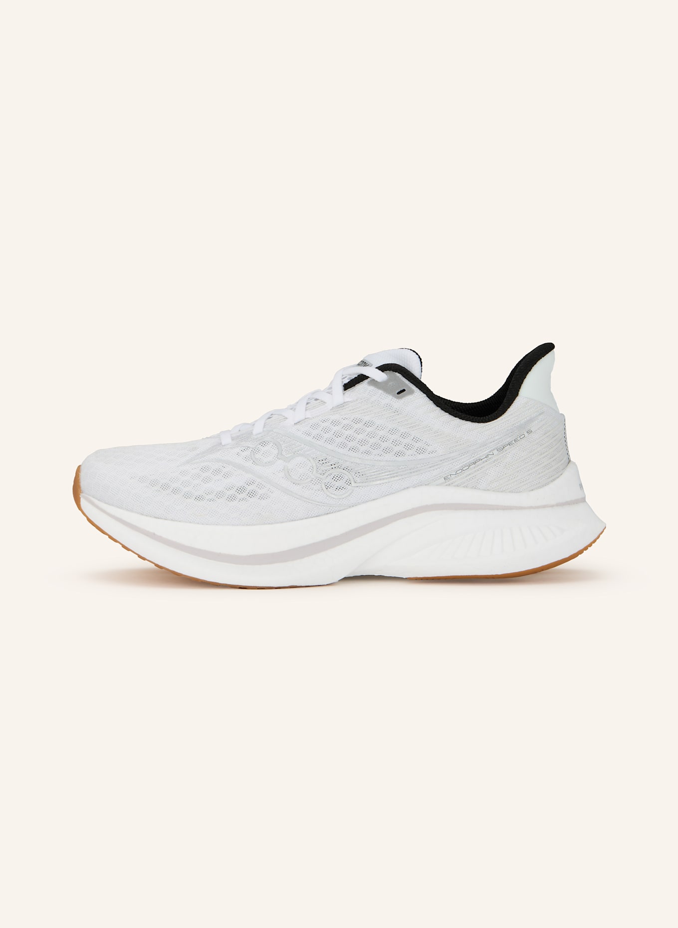 saucony ENDORPHIN SPEED 5 running shoes: WHITE/ SILVER