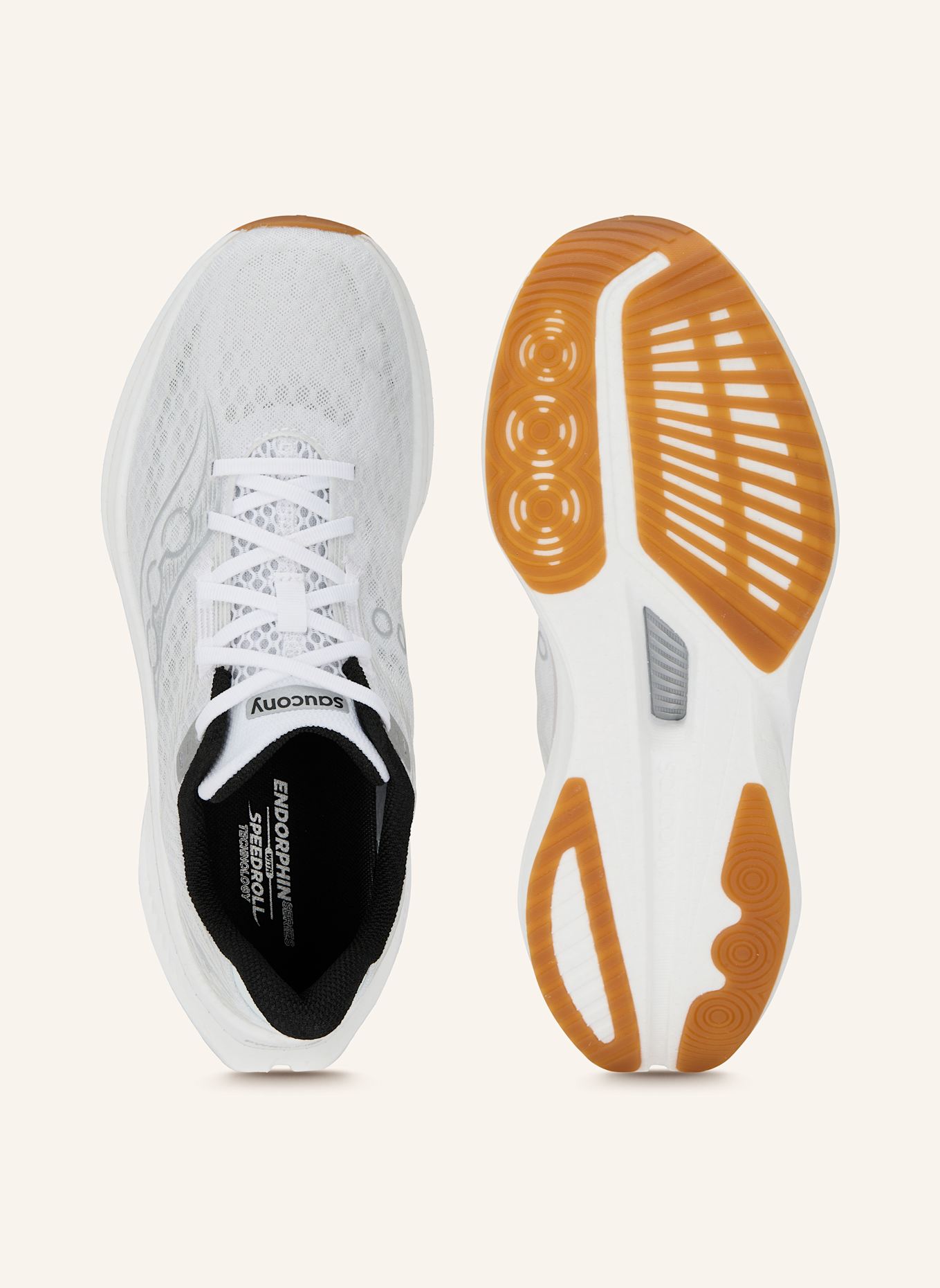 saucony ENDORPHIN SPEED 5 running shoes: WHITE/ SILVER