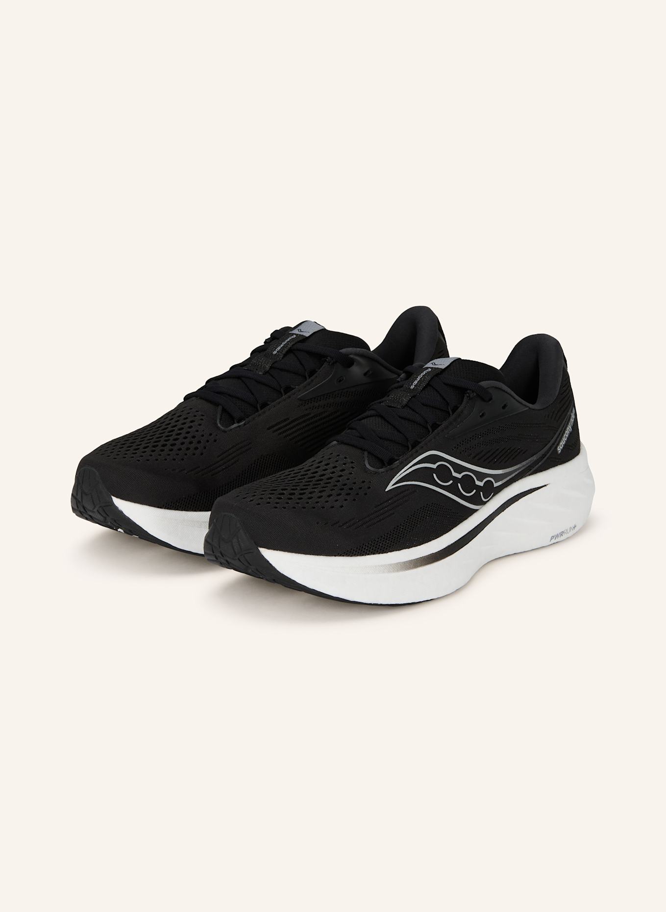saucony Buty do biegania Ride 18: CZARNY/ BIAŁY