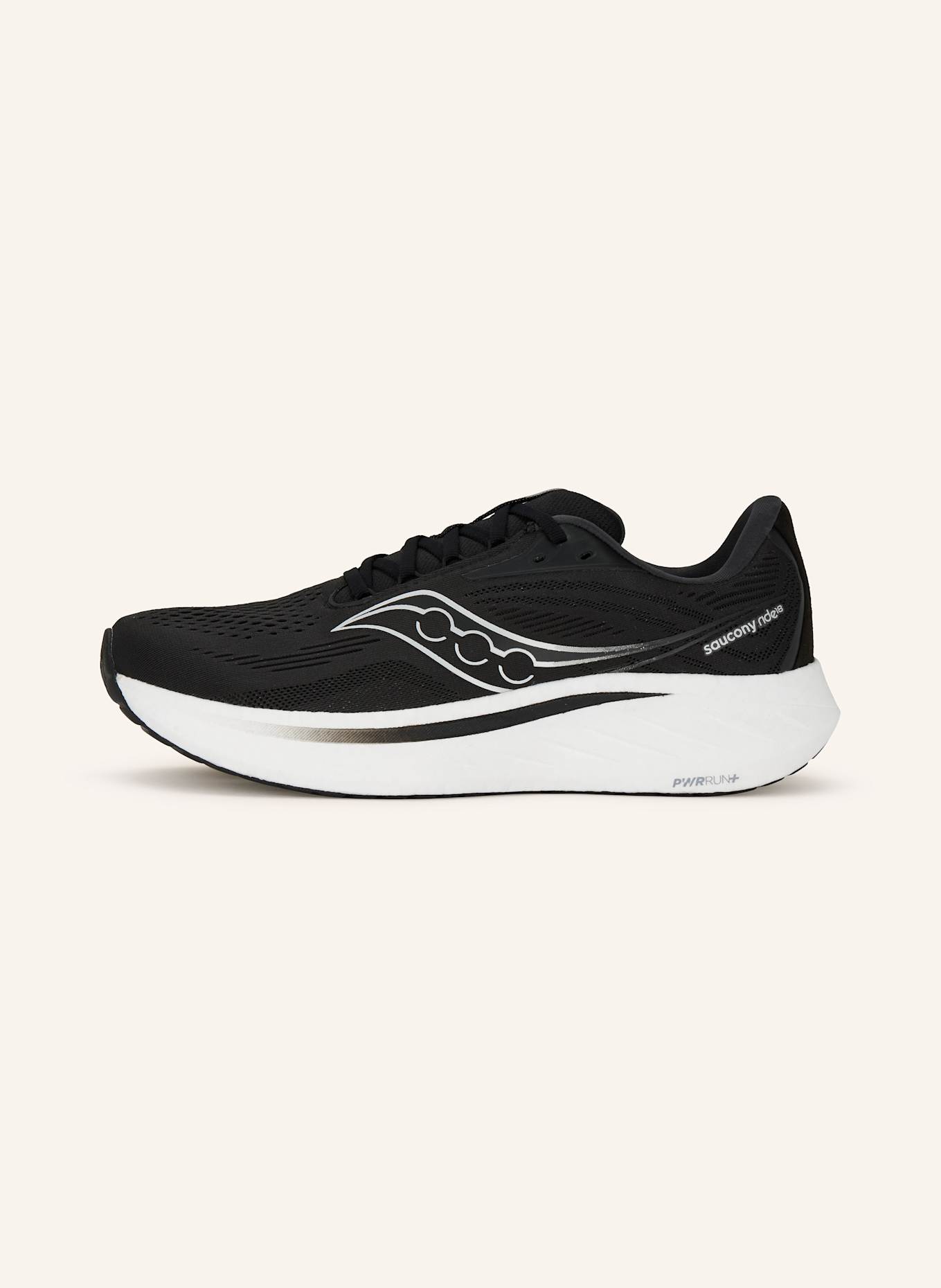 saucony Buty do biegania Ride 18: CZARNY/ BIAŁY