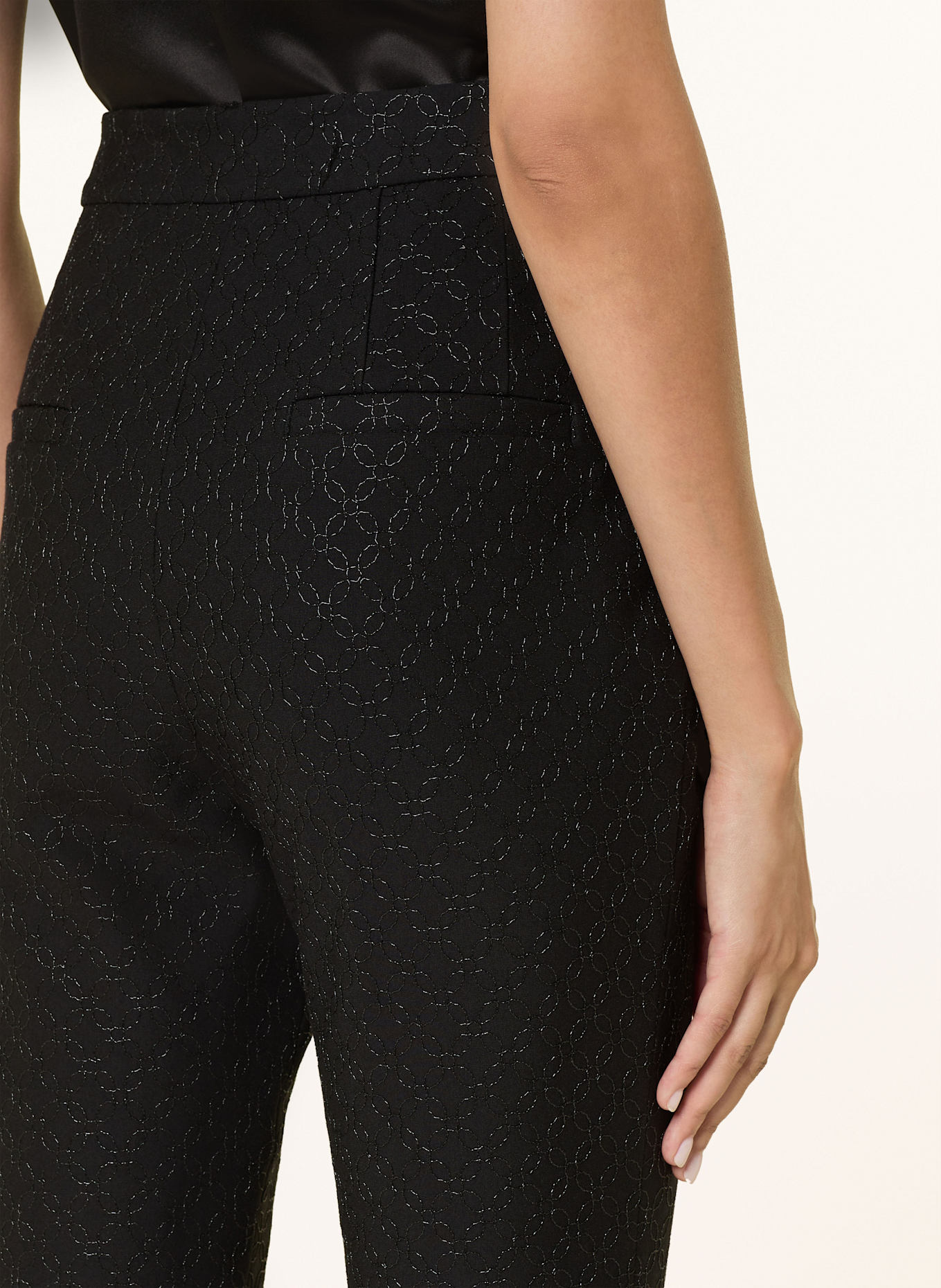 DOROTHEE SCHUMACHER Hose SPARKLING EMOTIONS mit Pailletten und Schmucksteinen: SCHWARZ