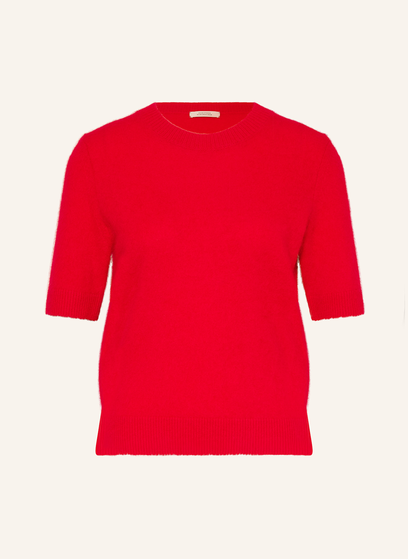 DOROTHEE SCHUMACHER Strickshirt FLUFFY STATEMENTS mit Cashmere: ROT