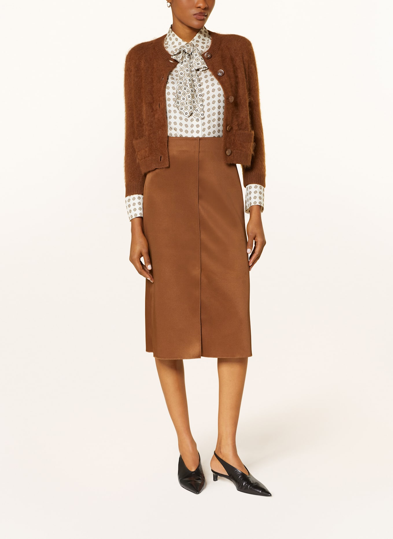 DOROTHEE SCHUMACHER Satinrock SHINY STATEMENT: 788 terra