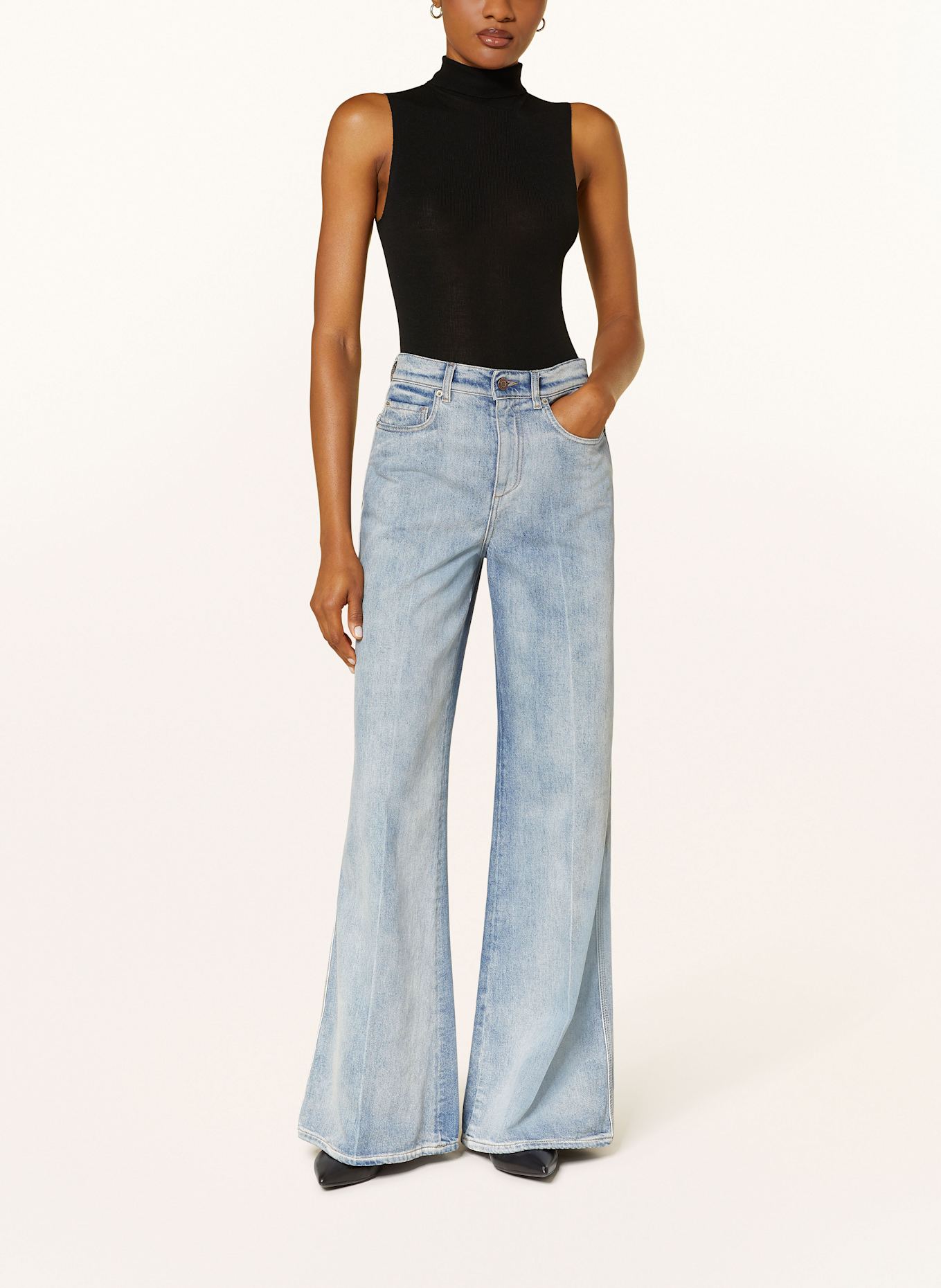 DOROTHEE SCHUMACHER Stricktop URBAN MERINO: SCHWARZ