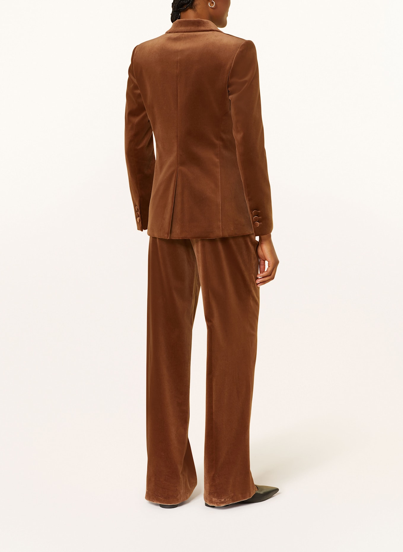 DOROTHEE SCHUMACHER Pantalon marne ELEGANCE SOFTNESS en velours: MARRON