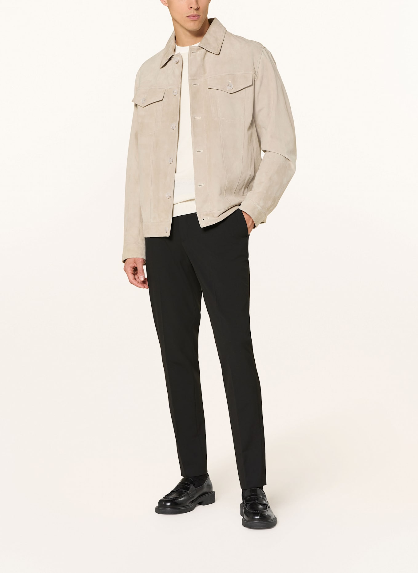 REISS Chino FOUND Slim Fit: SCHWARZ