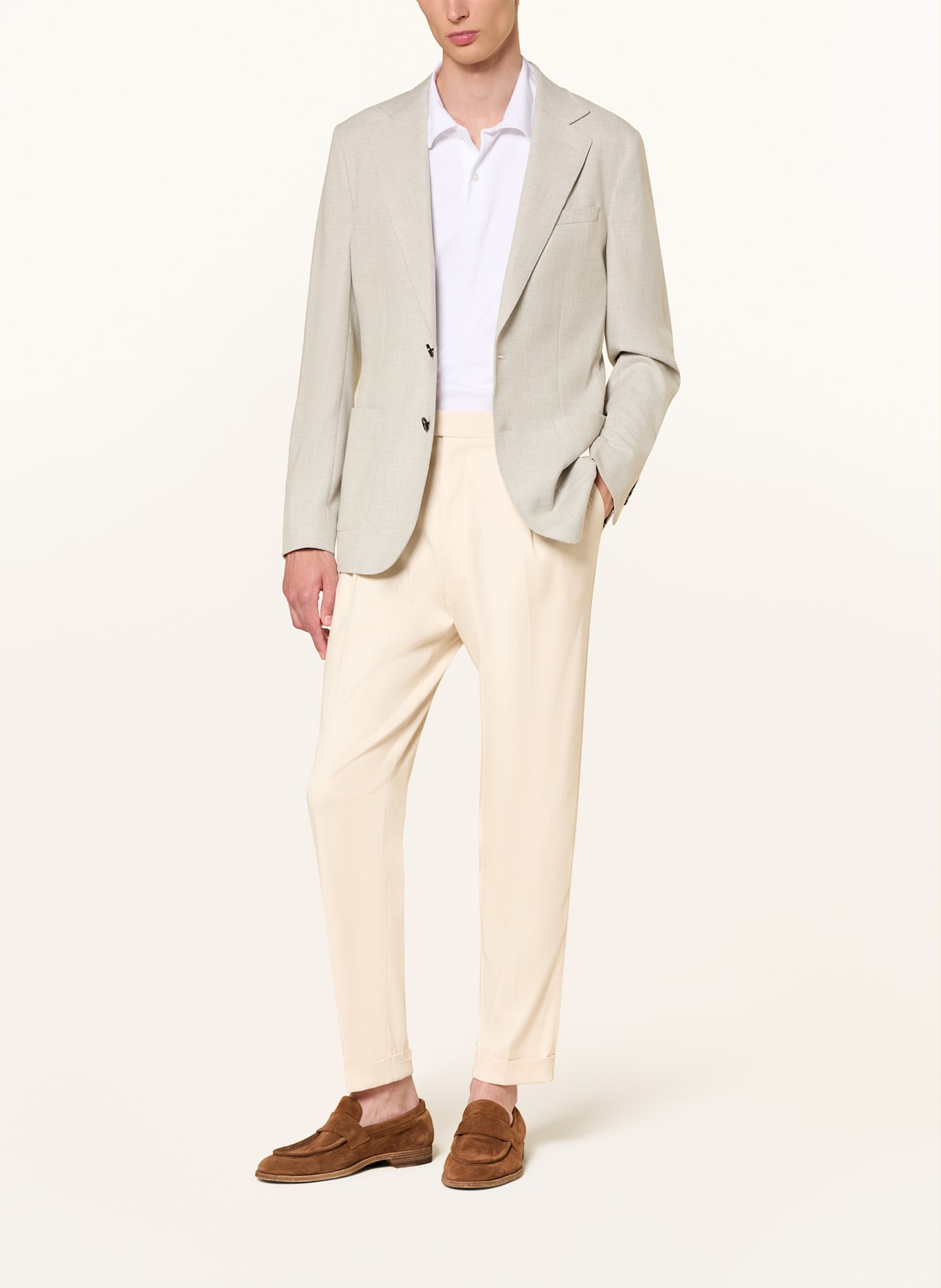 REISS Marynarka APHRODITE slim fit: 43 SOFT GREY