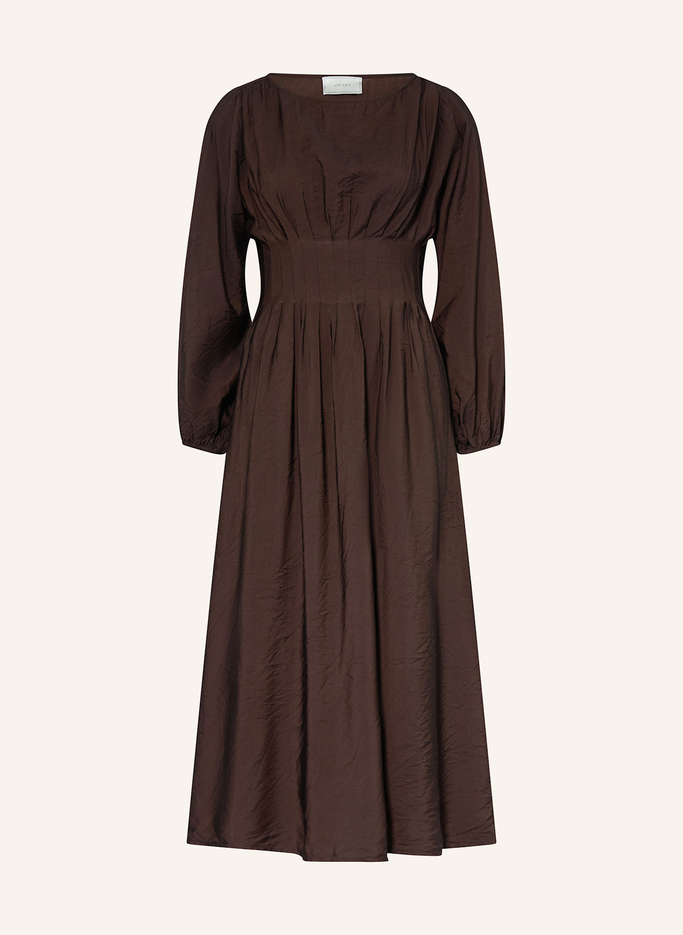 NEO NOIR Kleid KANKATA: DUNKELBRAUN