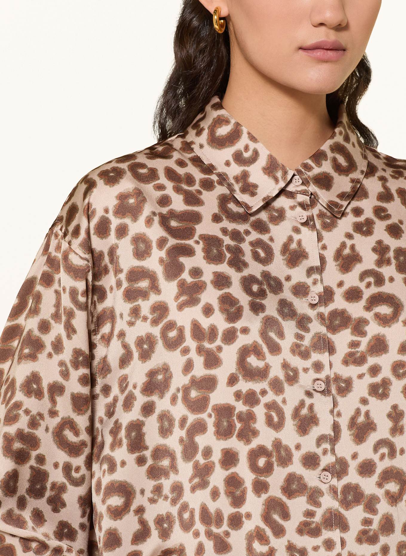 ba&sh Hemdbluse BILLIE: TAUPE / BRAUN / HELLBRAUN