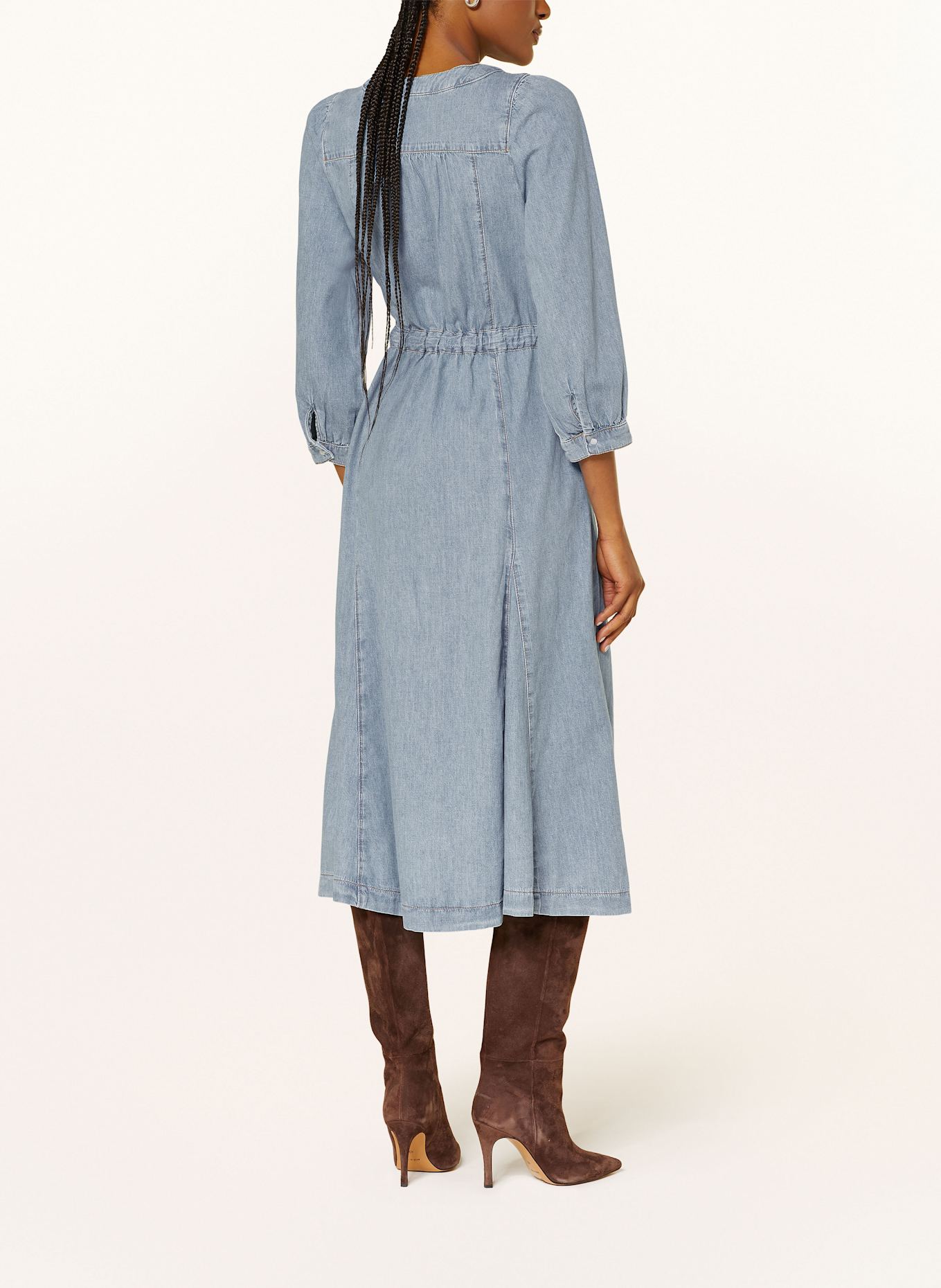 ba&sh Jeanskleid LIA: BLUE LIGHTUSEDBLUE