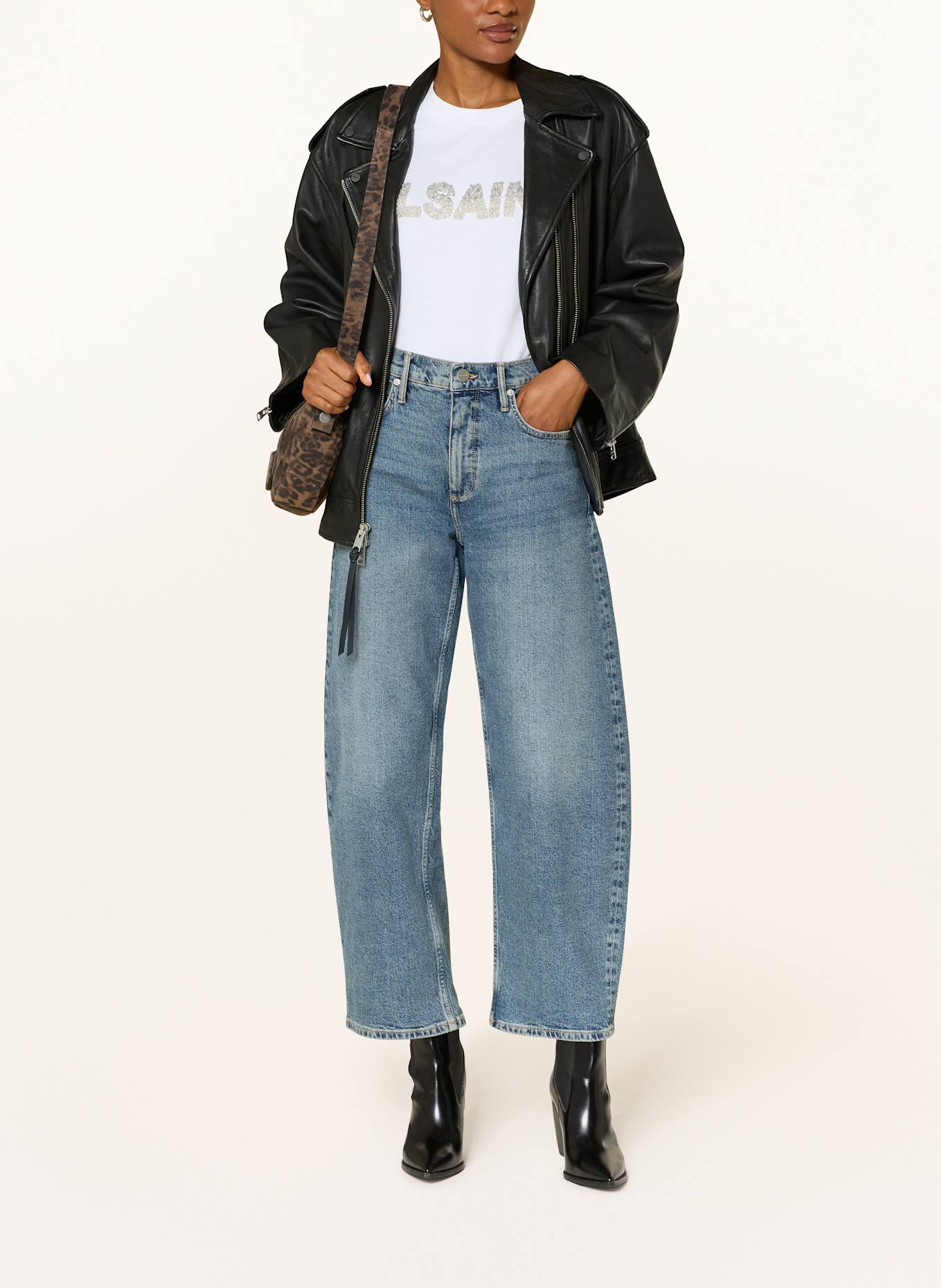 ALLSAINTS Barrel Jeans SADIE: 449 Washed Indigo