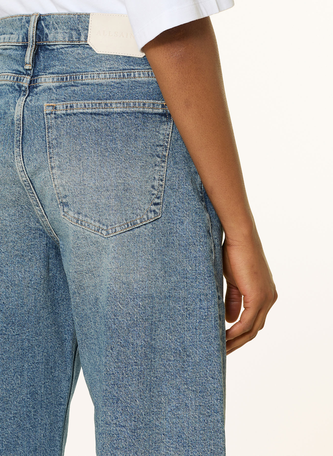 ALLSAINTS Barrel Jeans SADIE: 449 Washed Indigo