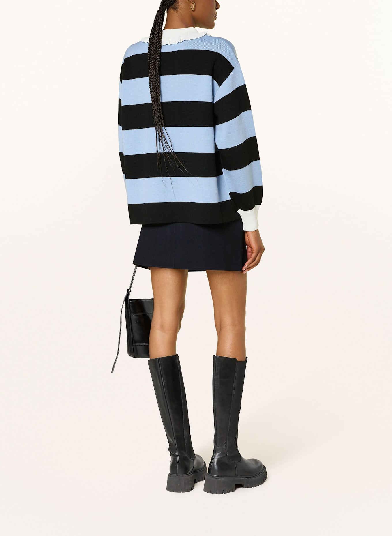 CLAUDIE PIERLOT Rock: DUNKELBLAU