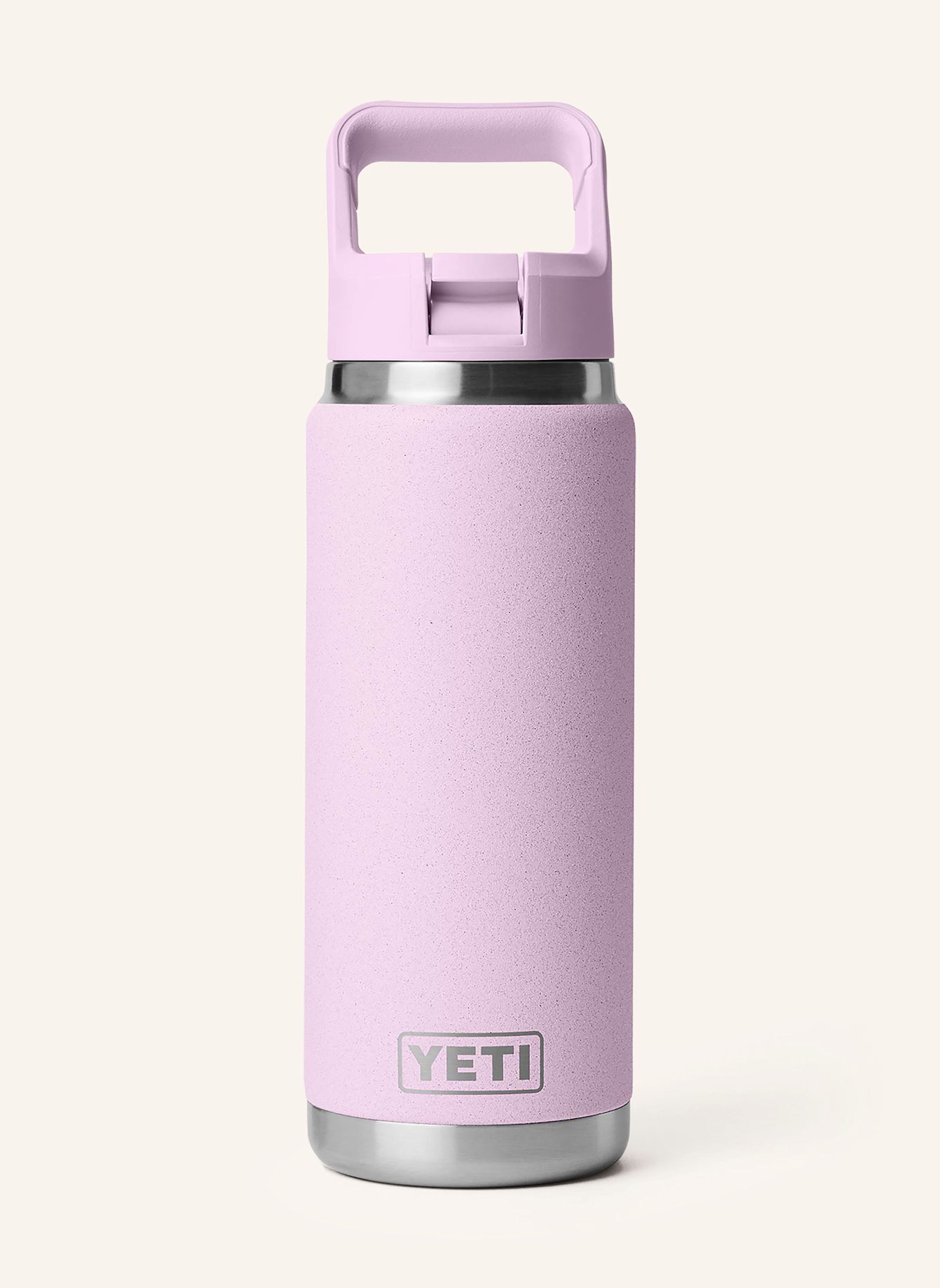 YETI Isolierflasche RAMBLER®: HELLROSA/ SILBER