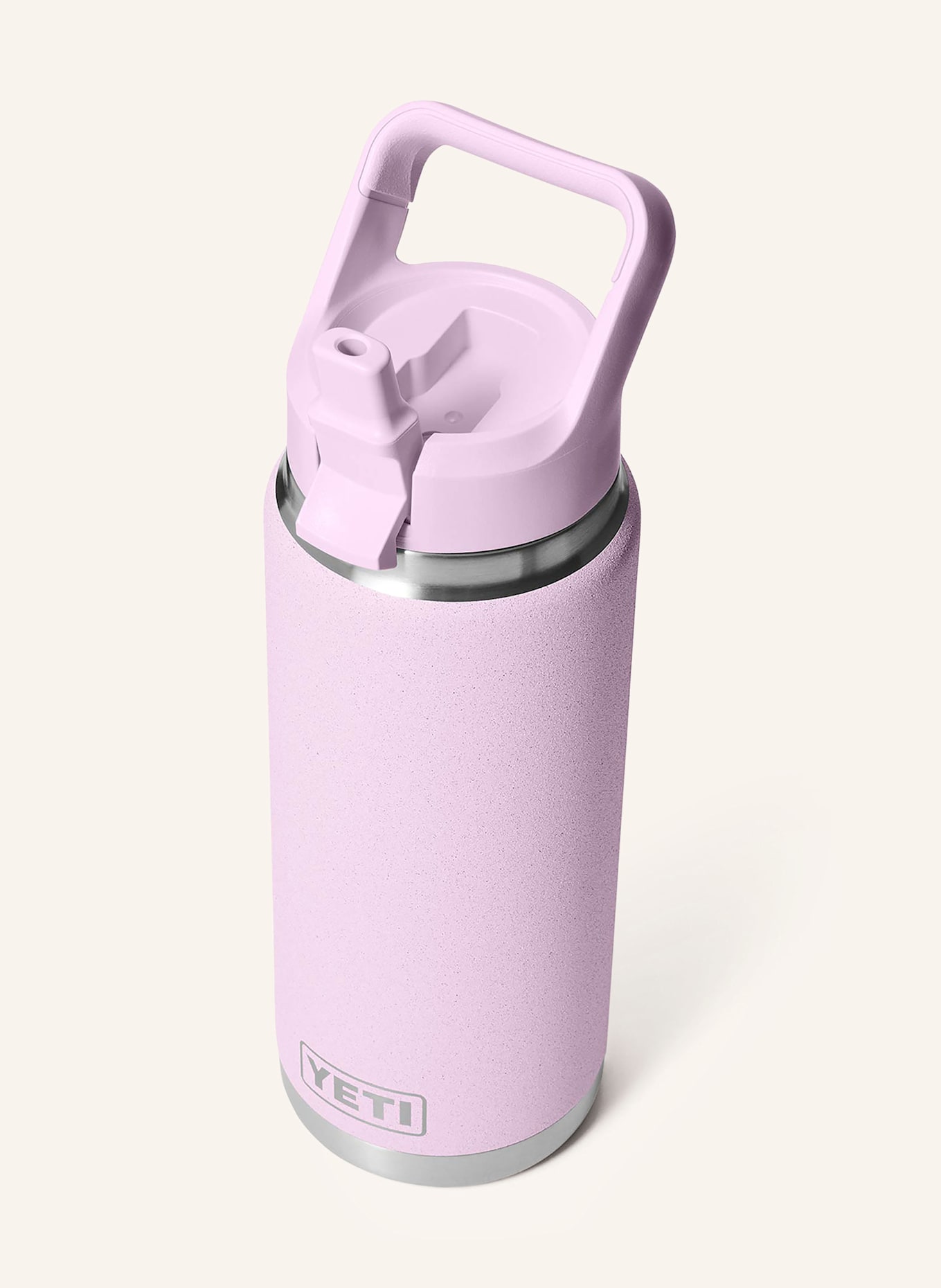 YETI Isolierflasche RAMBLER®: HELLROSA/ SILBER