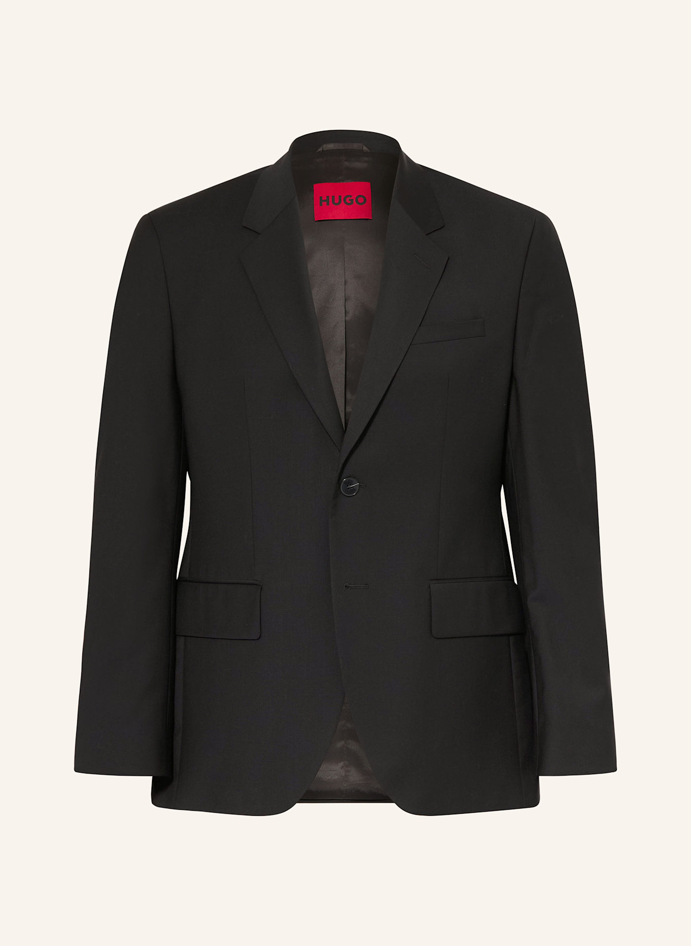 HUGO Anzugsakko KARL Regular Fit: SCHWARZ