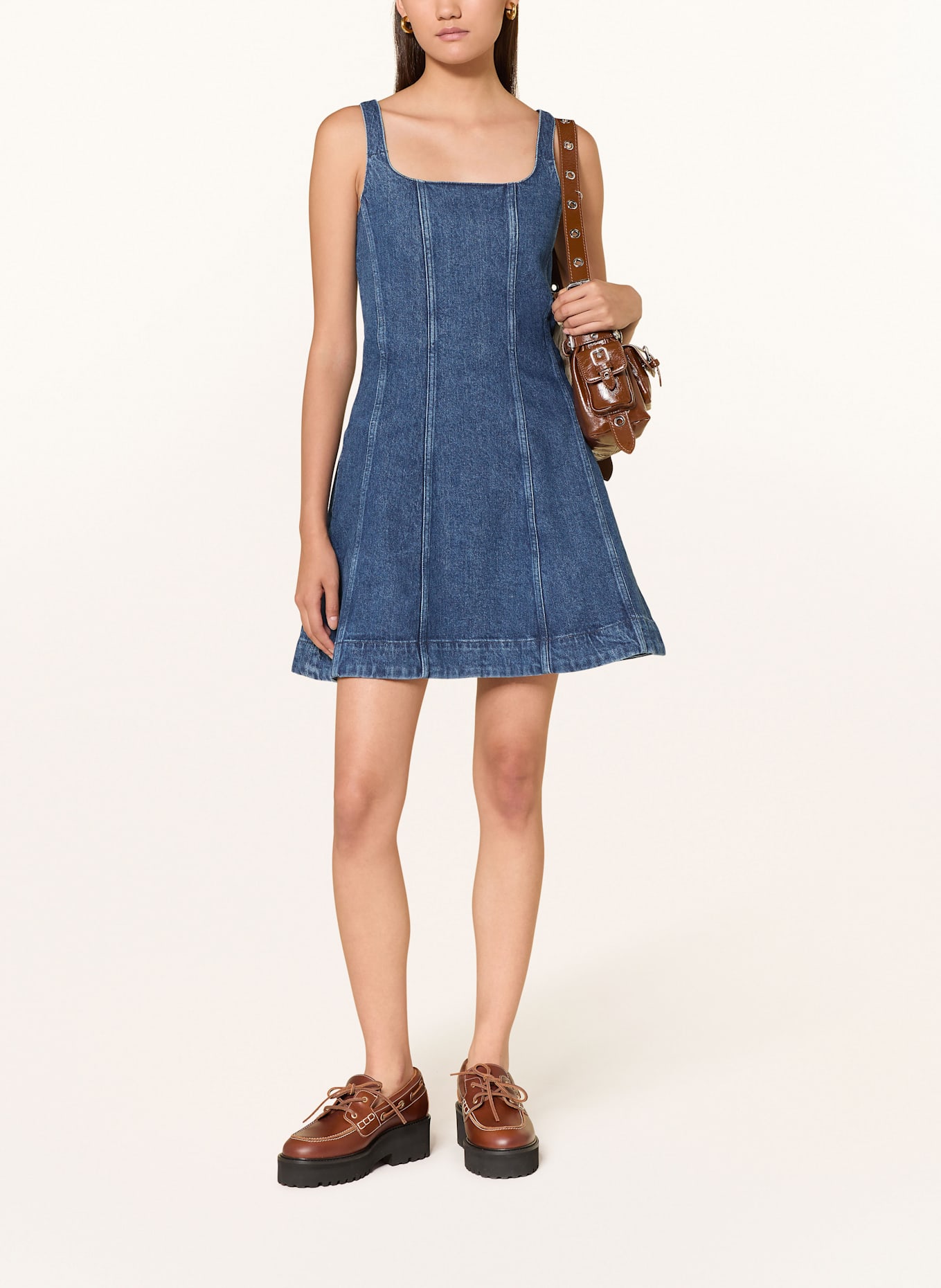 maje Jeanskleid: DUNKELBLAU