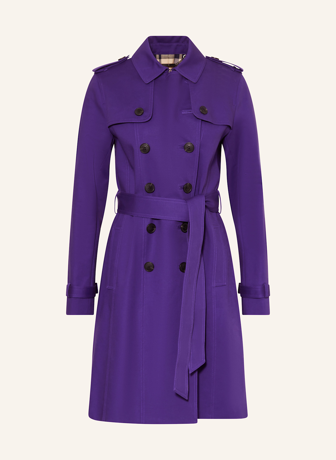 HOBBS SKYLAR trench coat in purple