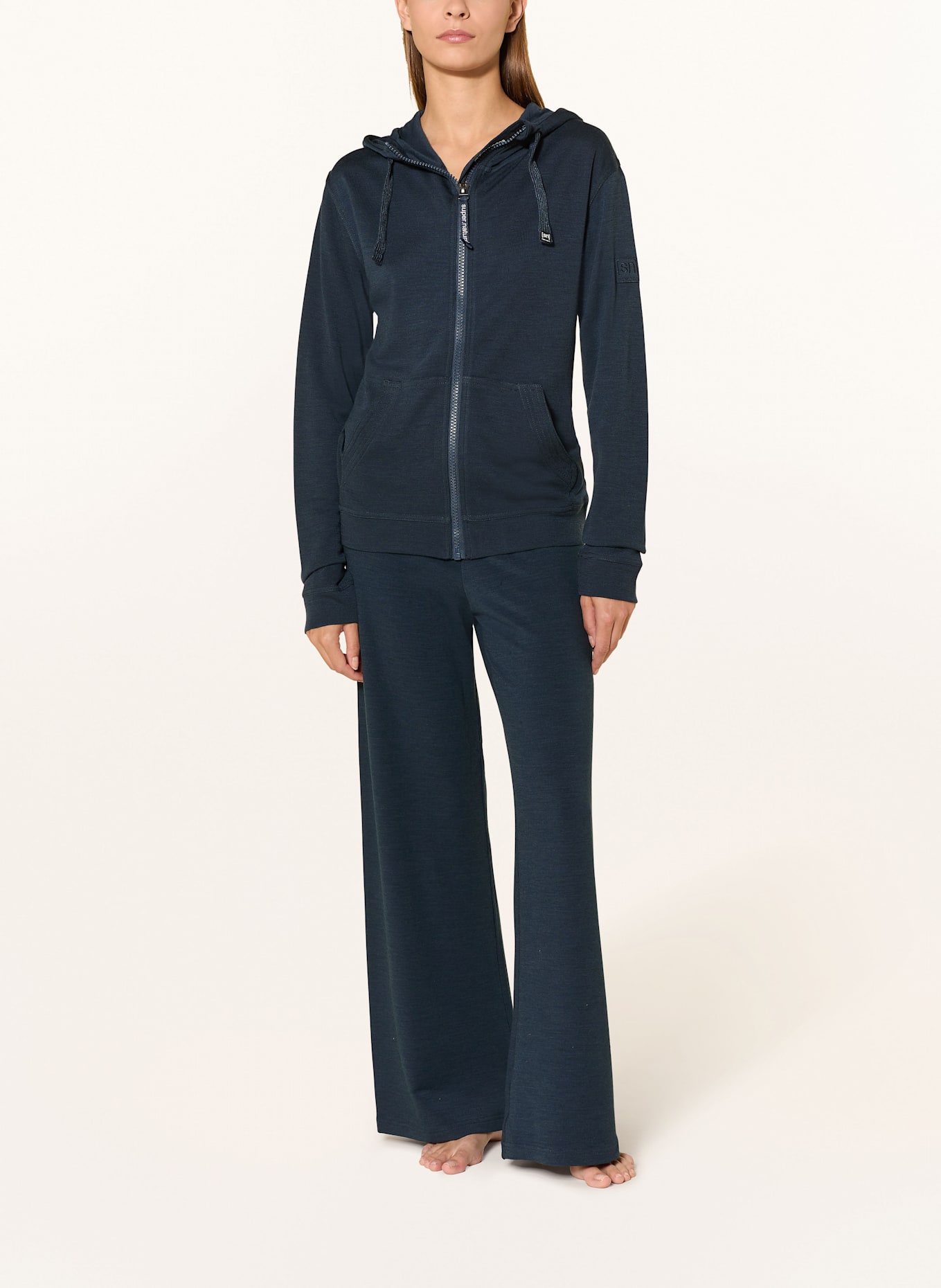 super.natural Leggings COMFY CULOTTE mit Merinowolle: DUNKELBLAU