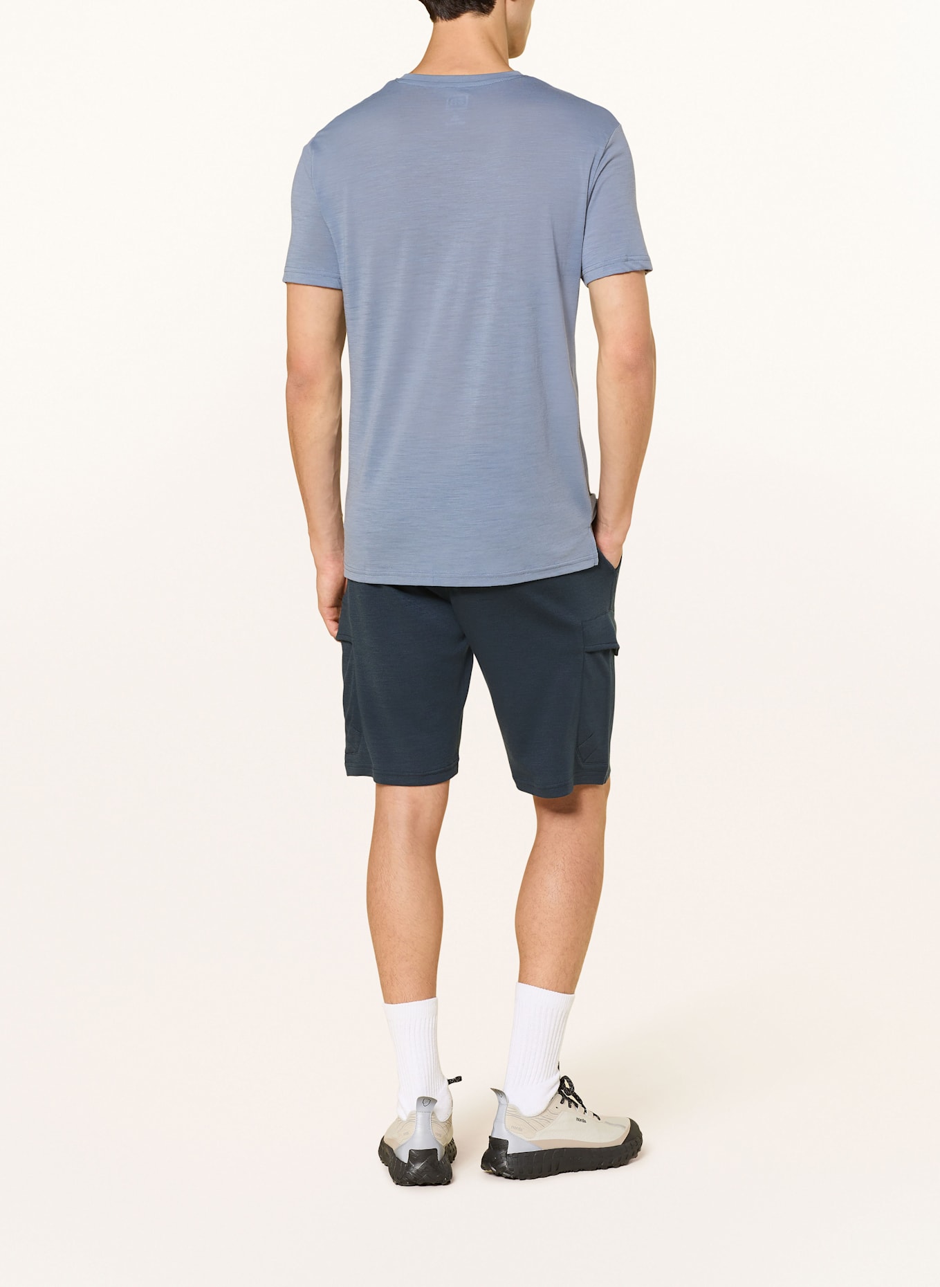 super.natural T-shirt SAILOR z wełną merino: JASNONIEBIESKI