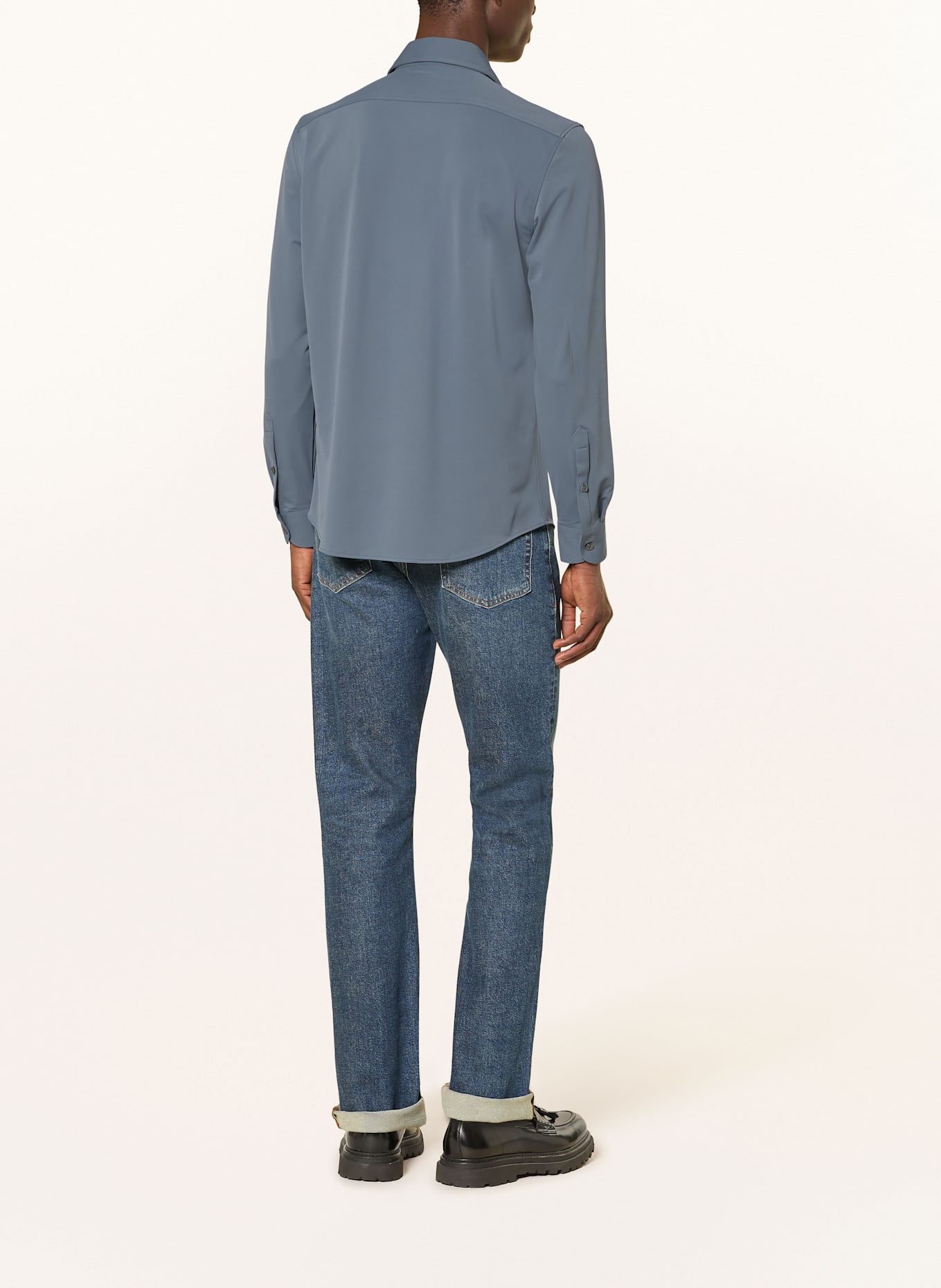 REISS Piqué-Hemd CHARGE Regular Fit: BLAU