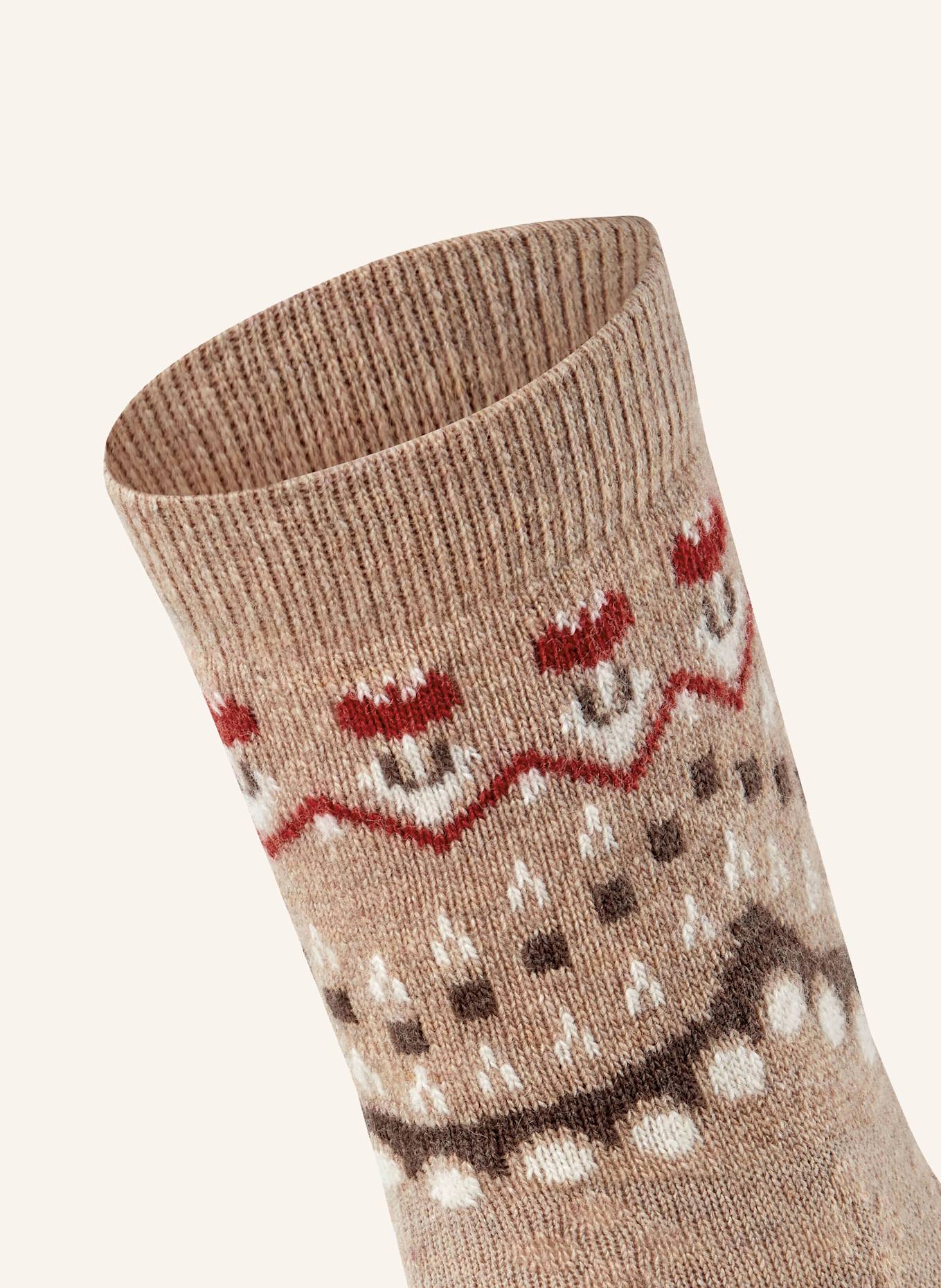 FALKE Socken COSY WOOL: 4091 beige mel.