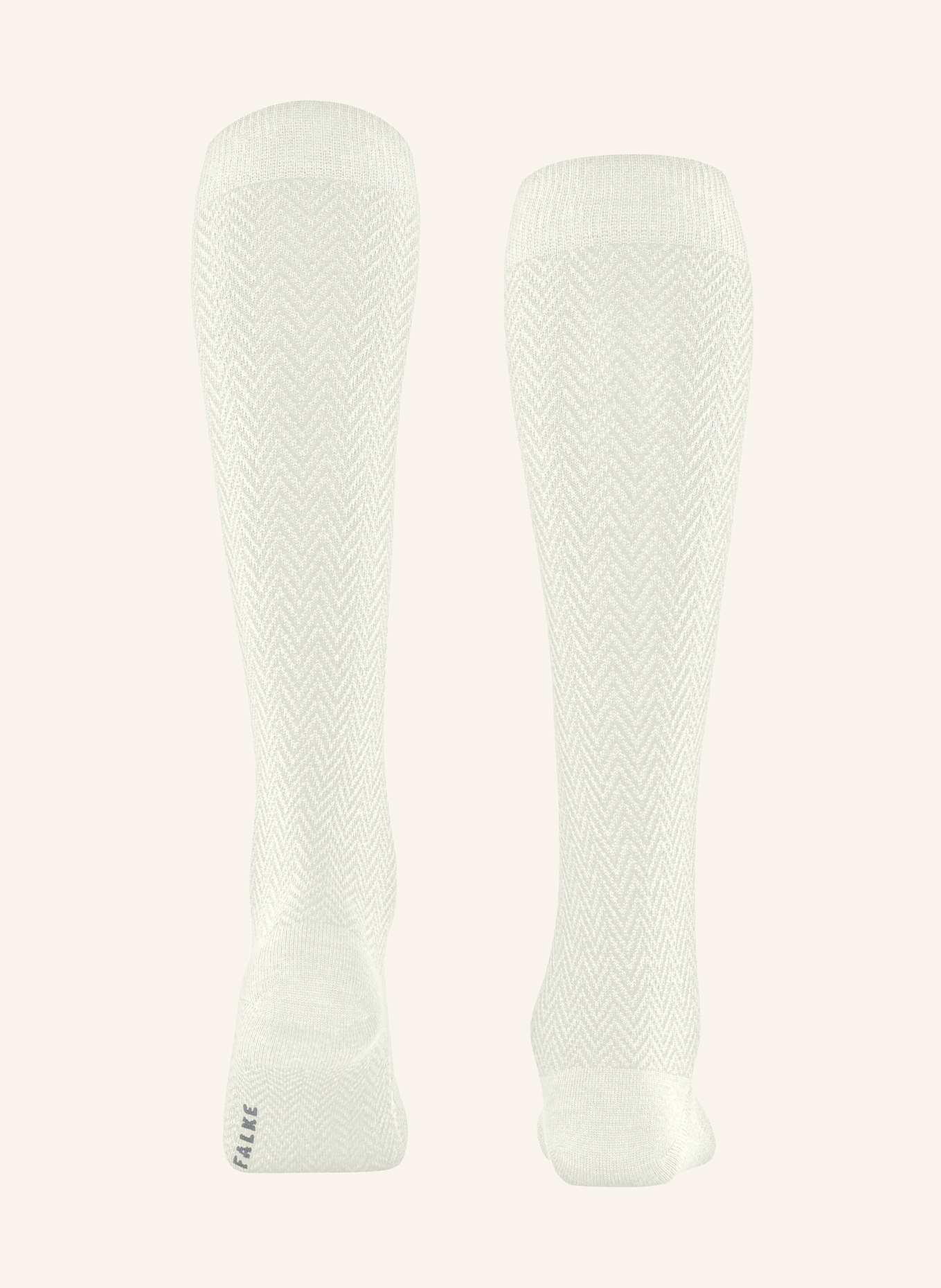 FALKE Kniestrümpfe FABLE ESTATE: 2040 off-white