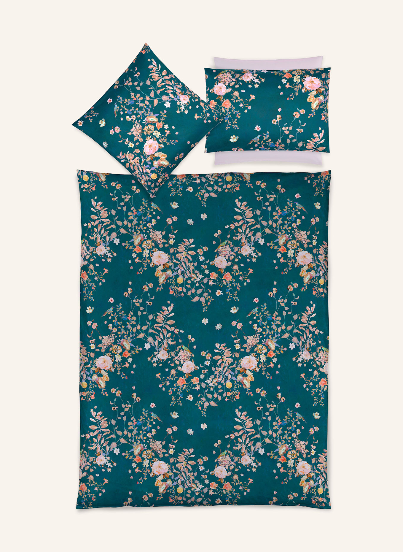 Christian Fischbacher Bettwäsche FANTASIA: PETROL