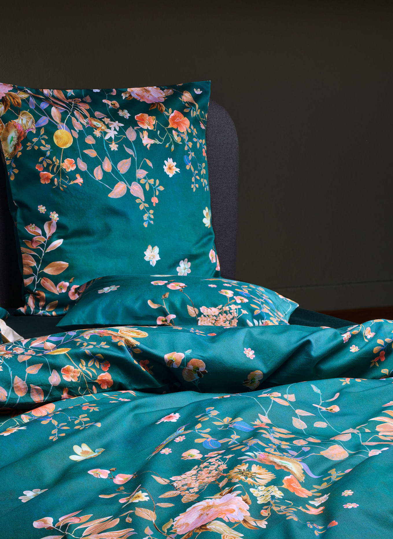 Christian Fischbacher Bettwäsche FANTASIA: PETROL