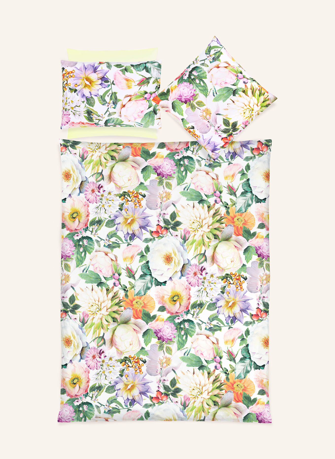 Christian Fischbacher Bettwäsche FIORENZA: WEISS