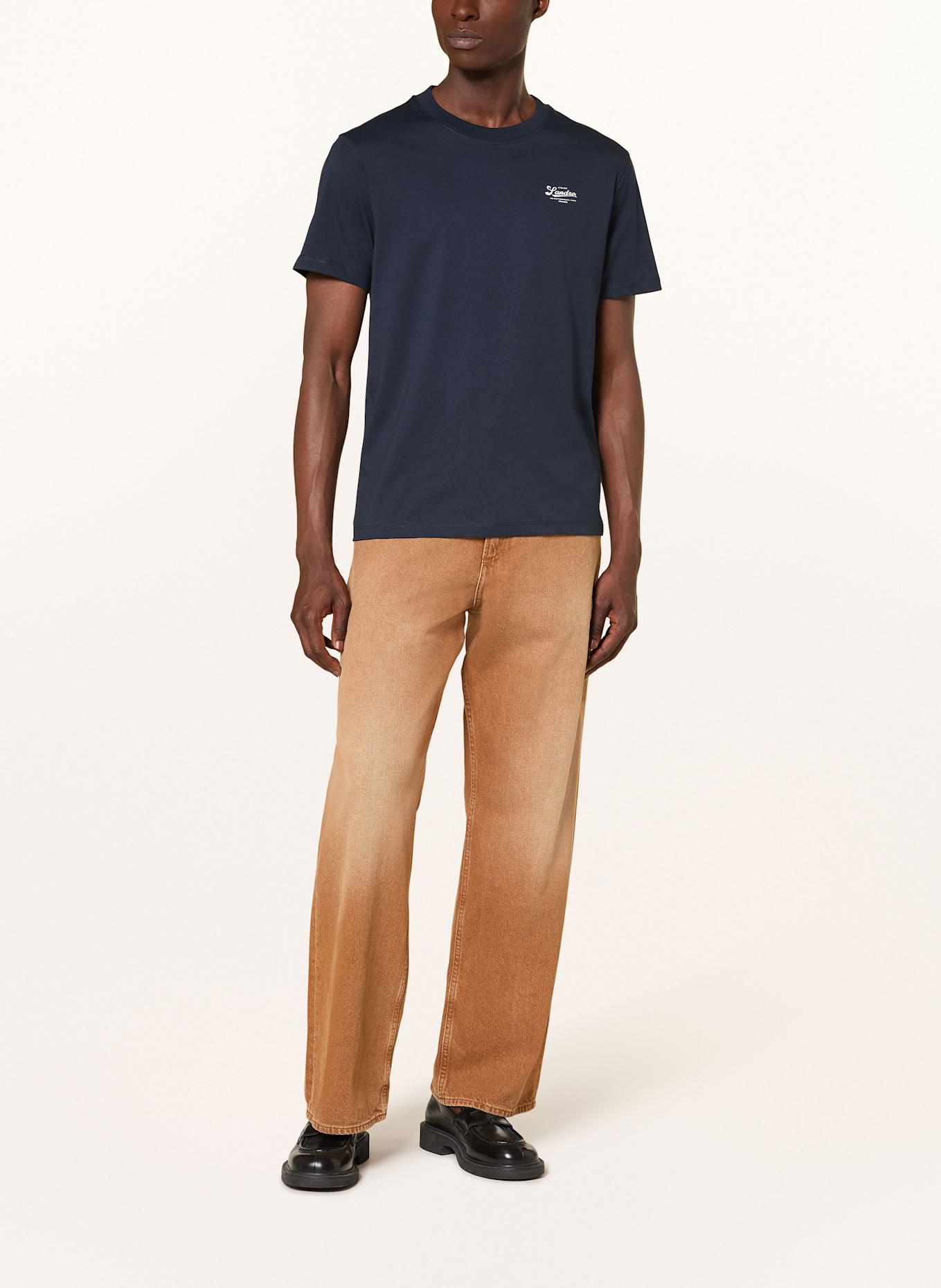 SANDRO T-Shirt: DUNKELBLAU