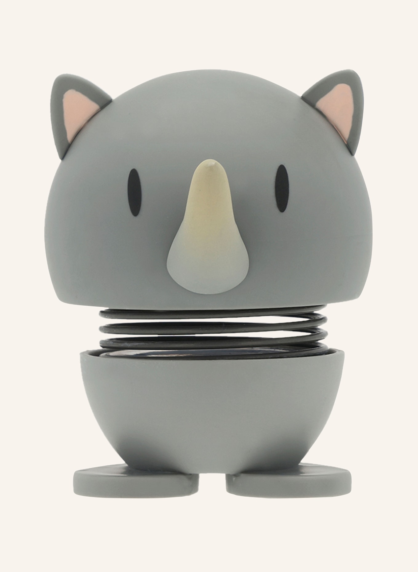 Hoptimist Dekofigur SOFT RHINO S: BLAUGRAU