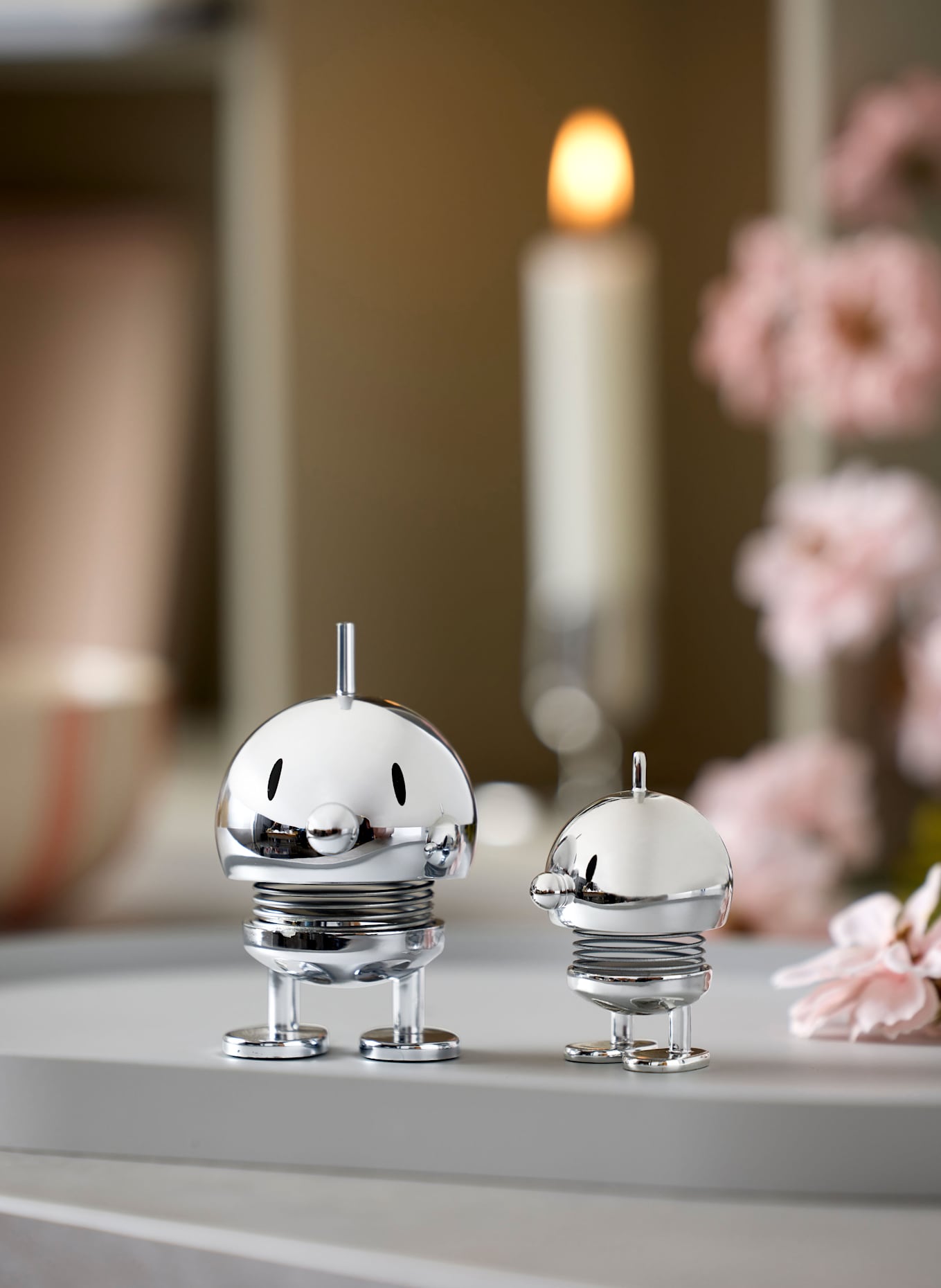 Hoptimist 2er-Set Dekofiguren BUMBLE XS/S: SILBER