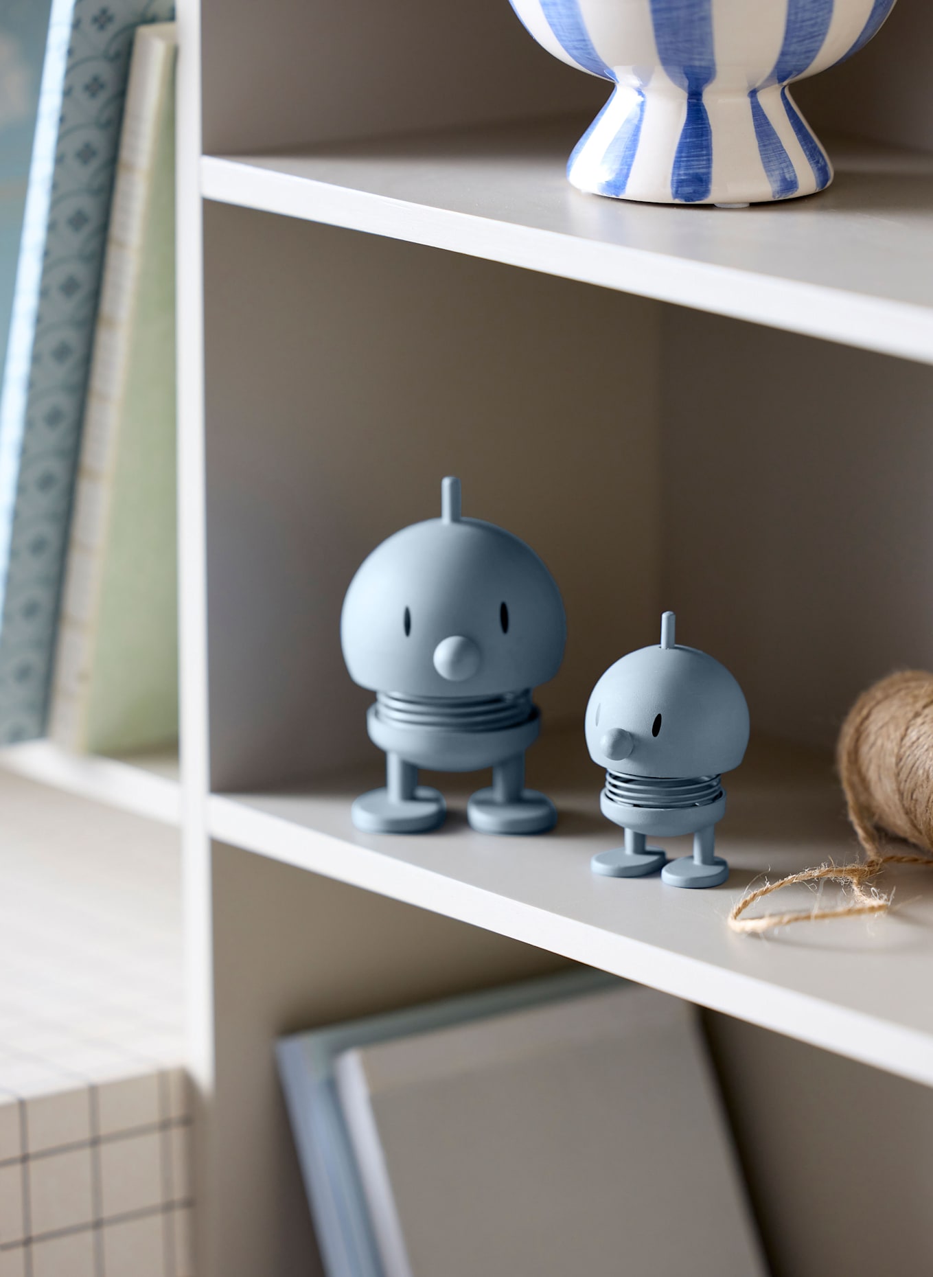 Hoptimist 2er-Set Dekofiguren SOFT BUMBLE S: HELLBLAU