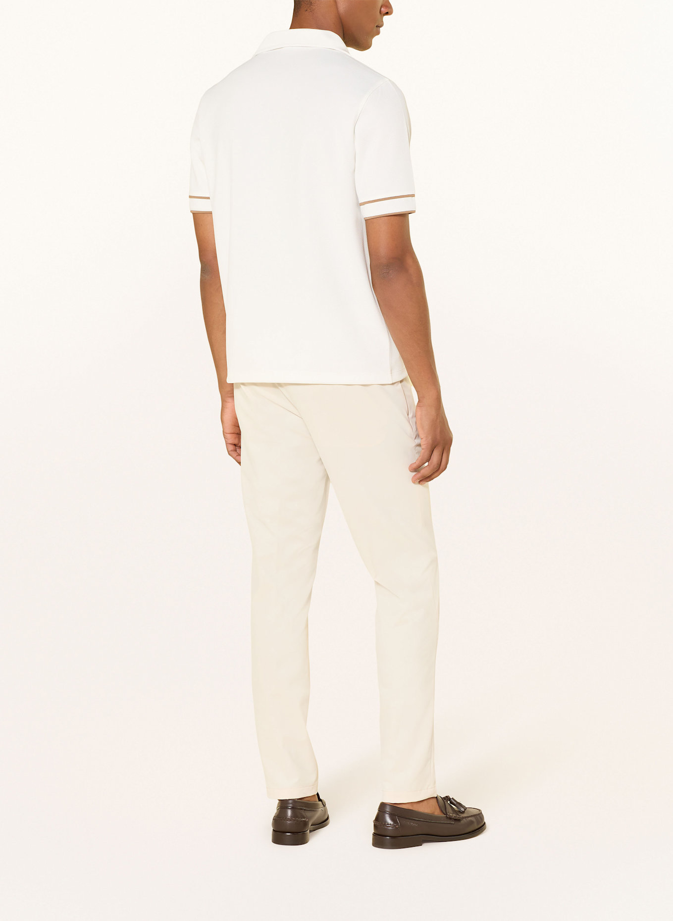 REISS Piqué-Poloshirt ZAIN: WEISS